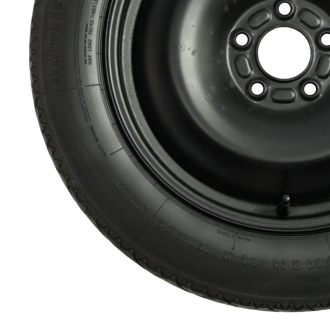 Ford Mondeo Mk4 Compact Spare Wheel Steel R16 Tyre 125/90 - SKU AM51BA-11272 - Part number AM51BA-11272