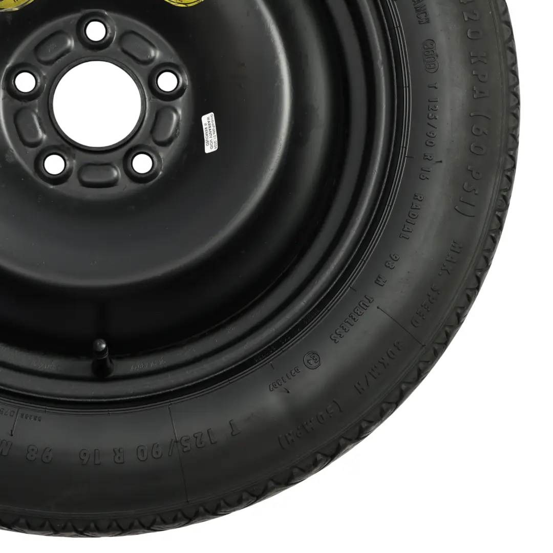 Ford Mondeo Mk4 Compact Spare Wheel Steel R16 Tyre 125/90 - SKU AM51BA-11272 - Part number AM51BA-11272