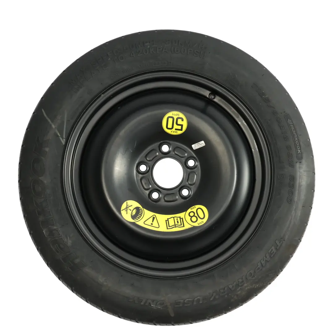 Mk3 Spazio Di Ricambio Hankook Pneumatico Ruota Acciaio R16 125/90 per Ford Focus con numero di parte AM51BA-14309 Ford Focus Mk3 Spazio Di Ricambio Hankook Pneumatico Ruota Acciaio R16 125/90 - SKU AM51BA-14309 - Numero di parte AM51BA-14309