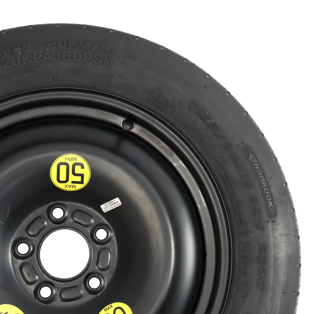 Ford Focus Mk3 Ersatzraum Hankook Reifen Rad Stahl R16 125/90 AM51BA14309 - SKU AM51BA-14309 - Teilenummer AM51BA-14309