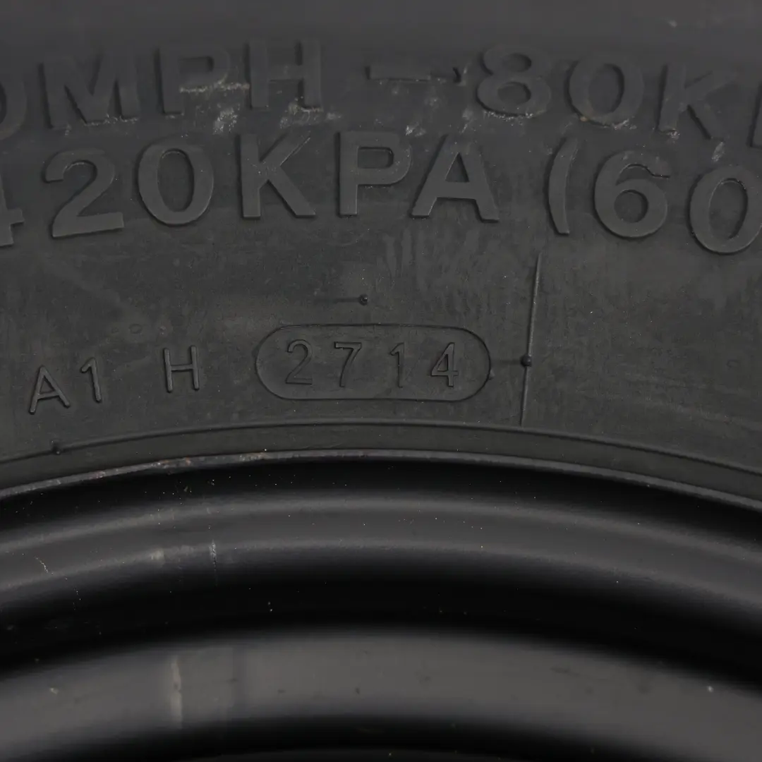 Ford Focus Mk3 Spare Space Hankook Tyre Wheel Steel R16 125/90 AM51BA14309 - SKU AM51BA-14309 - Part number AM51BA-14309