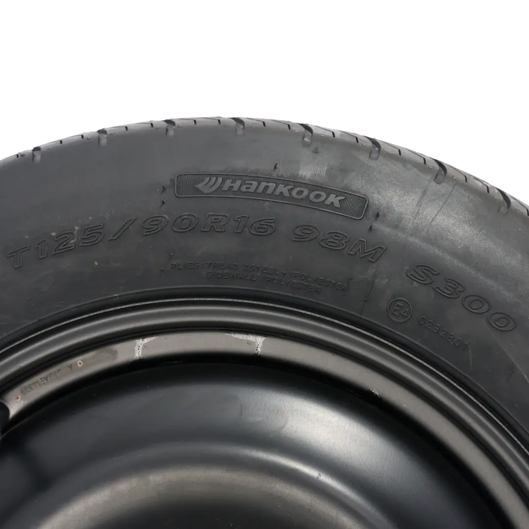 Mk3 Spare Space Hankook Tyre Wheel Steel R16 125/90 AM51BA14309 to Ford Focus with Part number AM51BA-14309 Ford Focus Mk3 Spare Space Hankook Tyre Wheel Steel R16 125/90 AM51BA14309 - SKU AM51BA-14309 - Part number AM51BA-14309