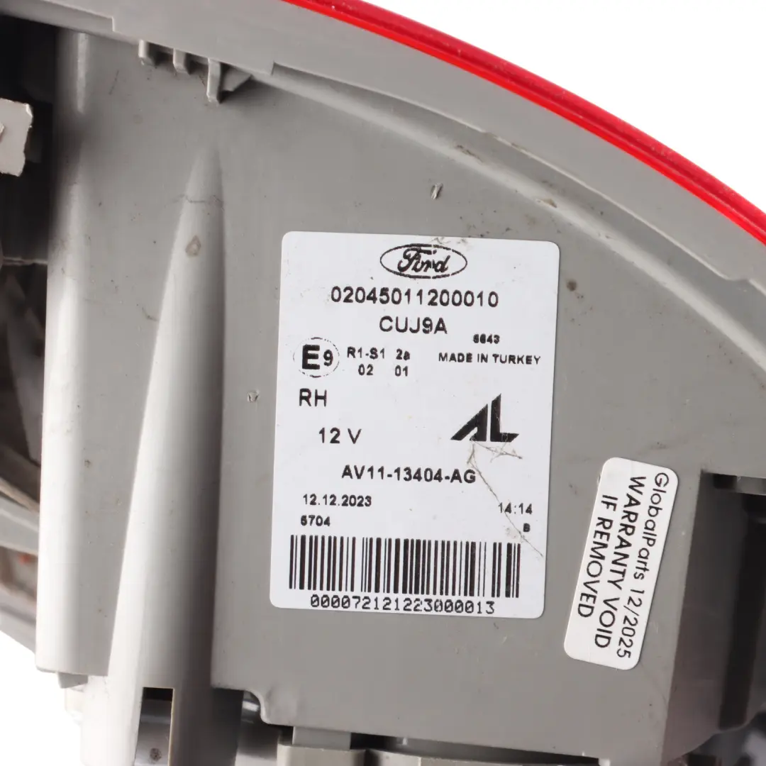 Outer Tail Light Lamp Right O/S to Ford B-Max Rear with Part number AV11-13404-AG Ford B-Max Rear Outer Tail Light Lamp Right O/S - SKU AV11-13404-AG - Part number AV11-13404-AG