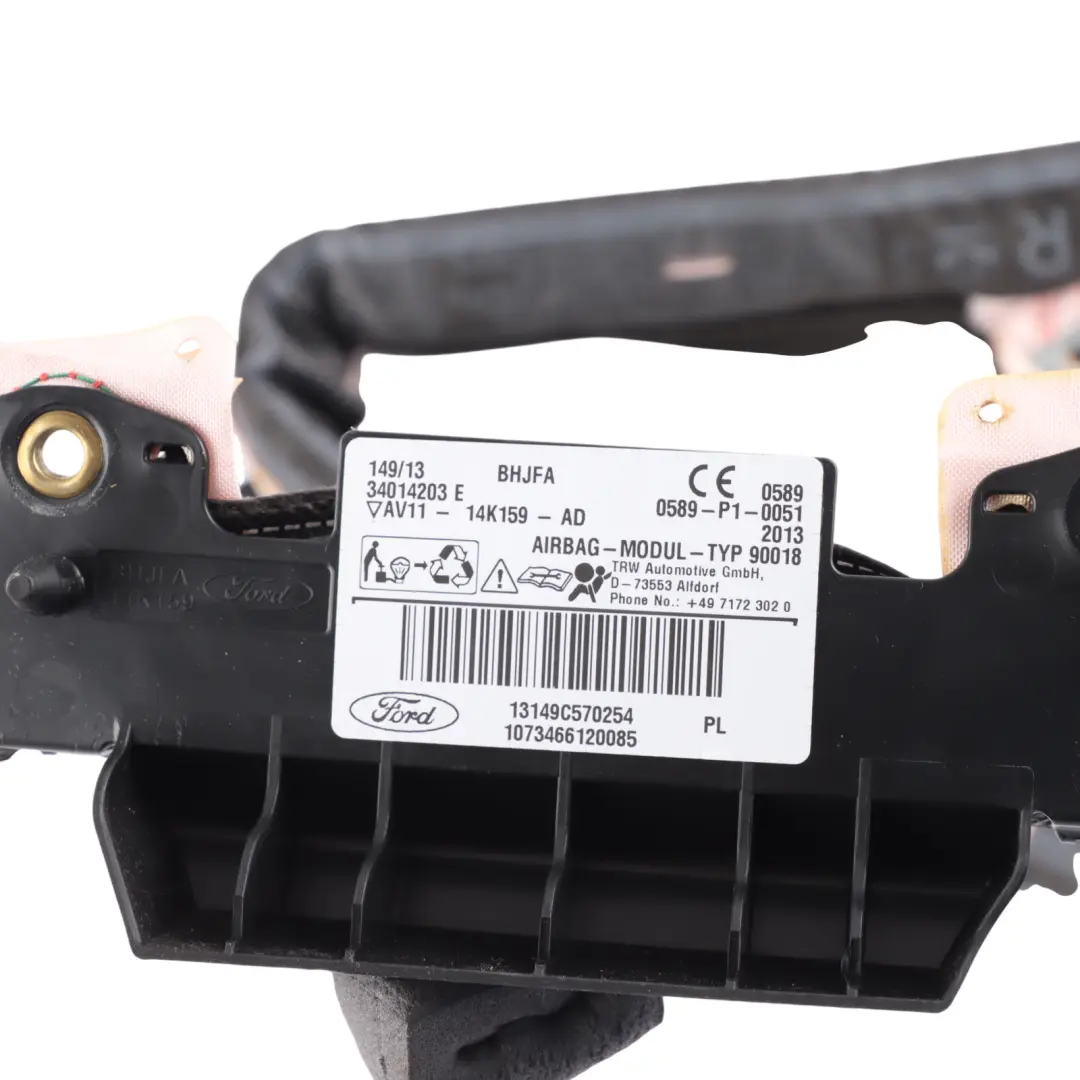 Ford B-Max Head Roof Curtain Air Module Right O/S - SKU AV11-14K159-AD - Part number AV11-14K159-AD