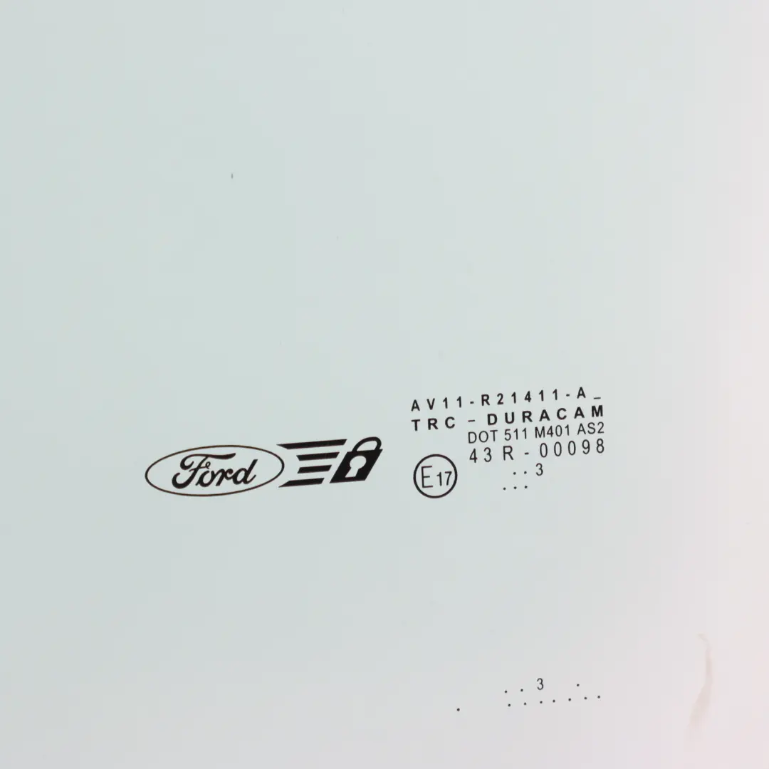 Cristal Puerta Delantera Izquierda Acristalamiento AS2 para Ford B-Max con número de pieza AV11-R21411-AB Ford B-Max Cristal Puerta Delantera Izquierda Acristalamiento AS2 - SKU AV11-R21411-AB - Número de pieza AV11-R21411-AB