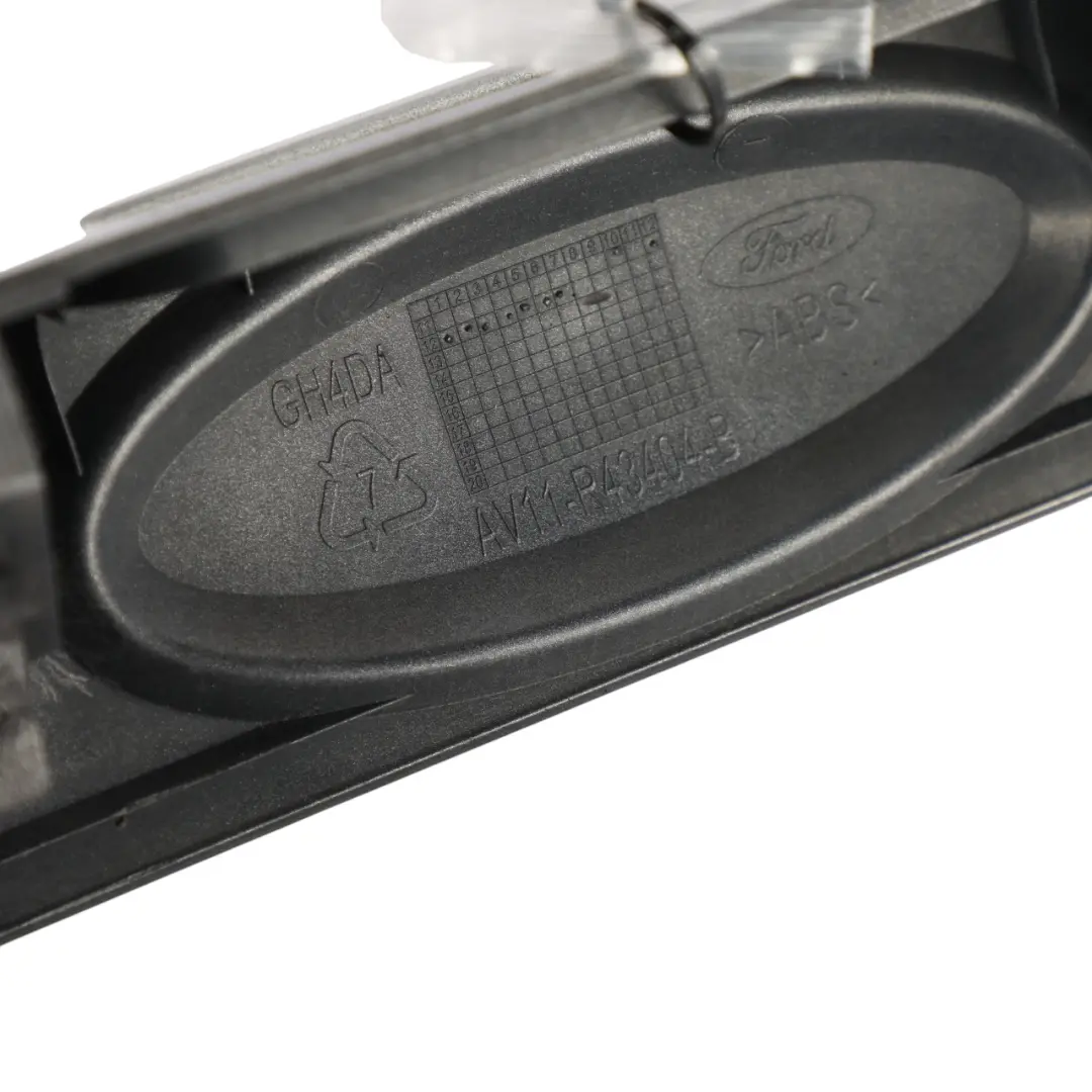 Ford B-Max Tailgate Handle Opener Trim Strip Cover Logo - SKU AV11-R43404-B-MDS - Part number AV11-R43404-B
