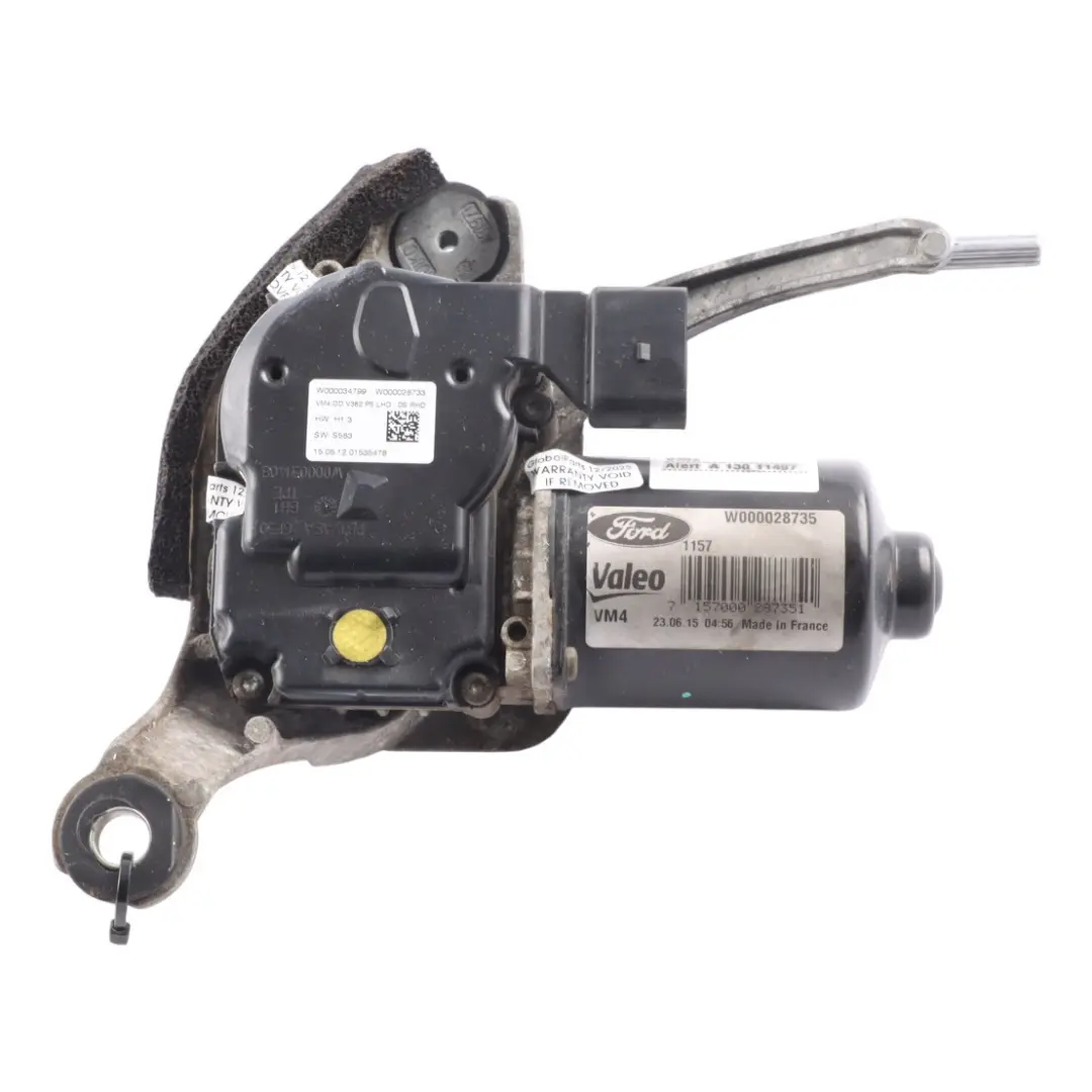 Ford Transit Custom Wiper Motor 4 PIN Front Right O/S Side - SKU BK21-17500-AE - Part number BK21-17500-AE