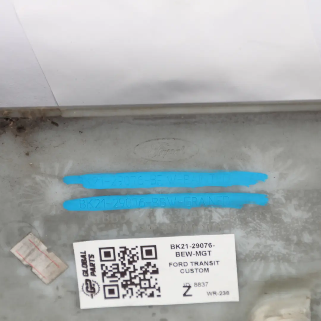 Ford Transit Custom Side Door Strip Sliding Door Trim Right O/S Magnetic - 7J - SKU BK21-29076-BEW-MGT - Part number BK21-29076-BEW