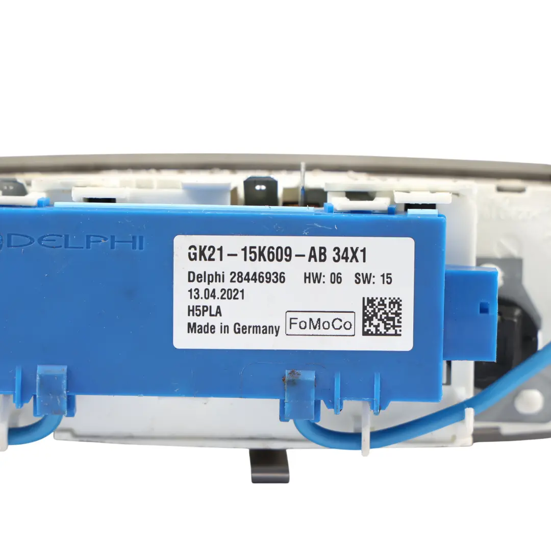 Ford Transit Custom Innenraum Kabinendach Licht Schalt Grau - SKU BK21-V045B54-ADW - Teilenummer BK21-V045B54-ADW