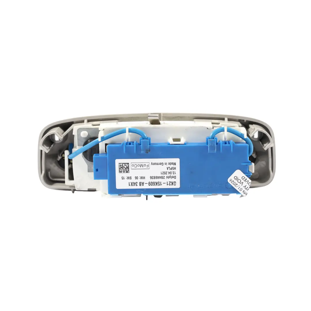 Ford Transit Custom Innenraum Kabinendach Licht Schalt Grau - SKU BK21-V045B54-ADW - Teilenummer BK21-V045B54-ADW