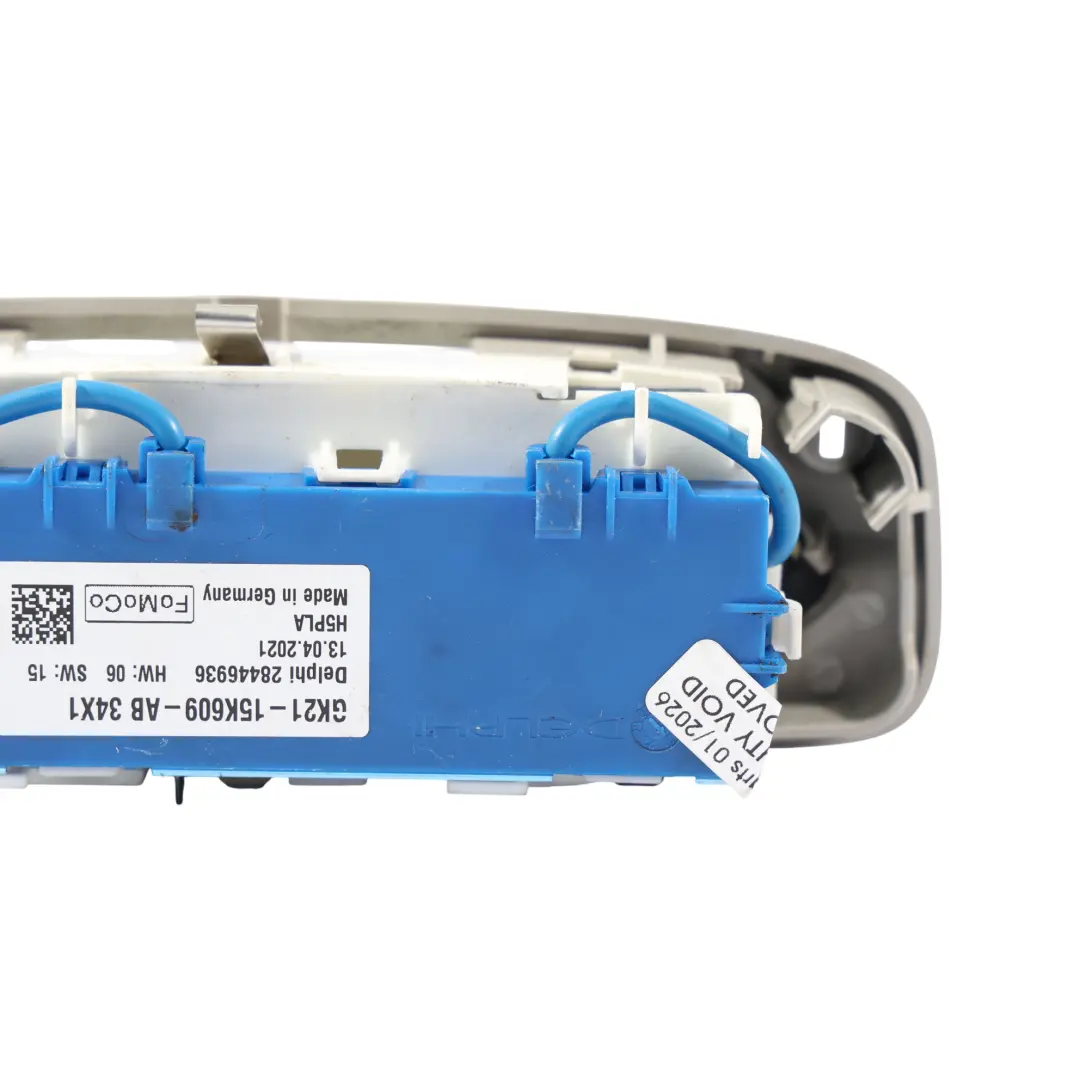 Ford Transit Custom Innenraum Kabinendach Licht Schalt Grau - SKU BK21-V045B54-ADW - Teilenummer BK21-V045B54-ADW