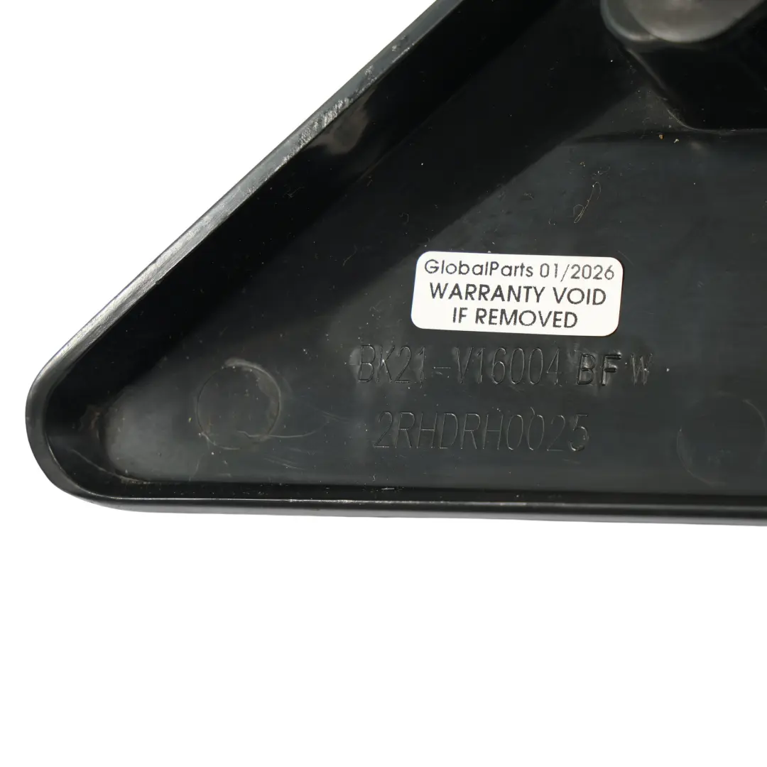 Ford Transit Custom Wing Mirror Triangle Front Right O/S Trim Covering Panel - SKU RHD-2123062 - Part number BK21-V16004-BFW