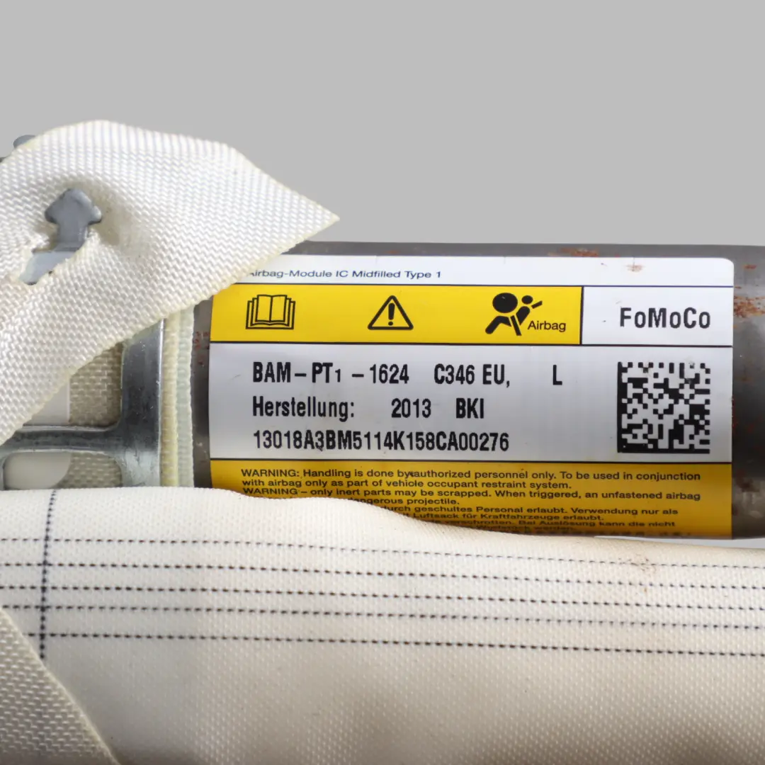 Mk3 Head Roof Curtain Air Module Left N/S to Ford Focus with Part number BM51-14K158-CA Ford Focus Mk3 Head Roof Curtain Air Module Left N/S - SKU BM51-14K158-CA - Part number BM51-14K158-CA