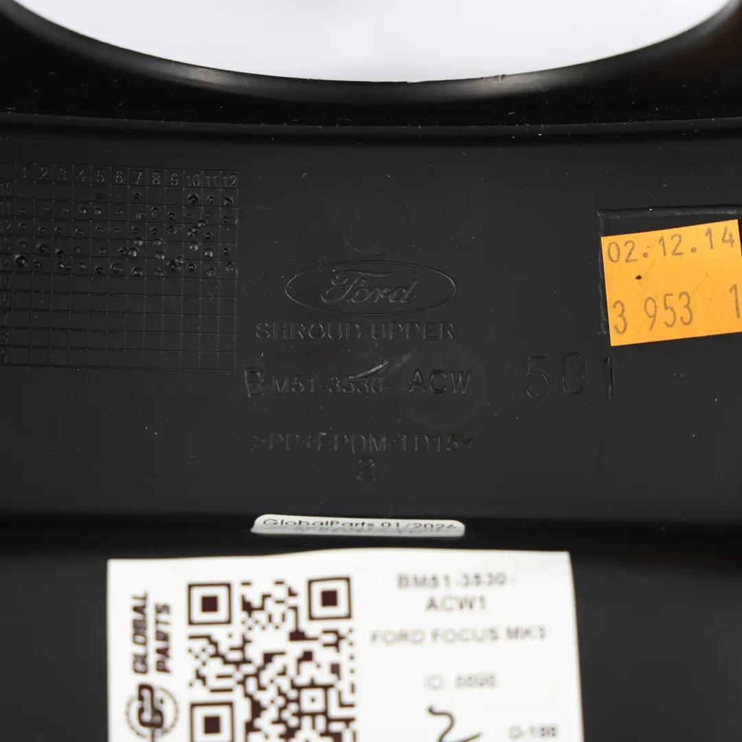 Ford Focus Mk3 Lenksäulen Verkleidung Abdeckung BM51-3530-ACW - SKU BM51-3530-ACW1 - Teilenummer BM51-3530-ACW1