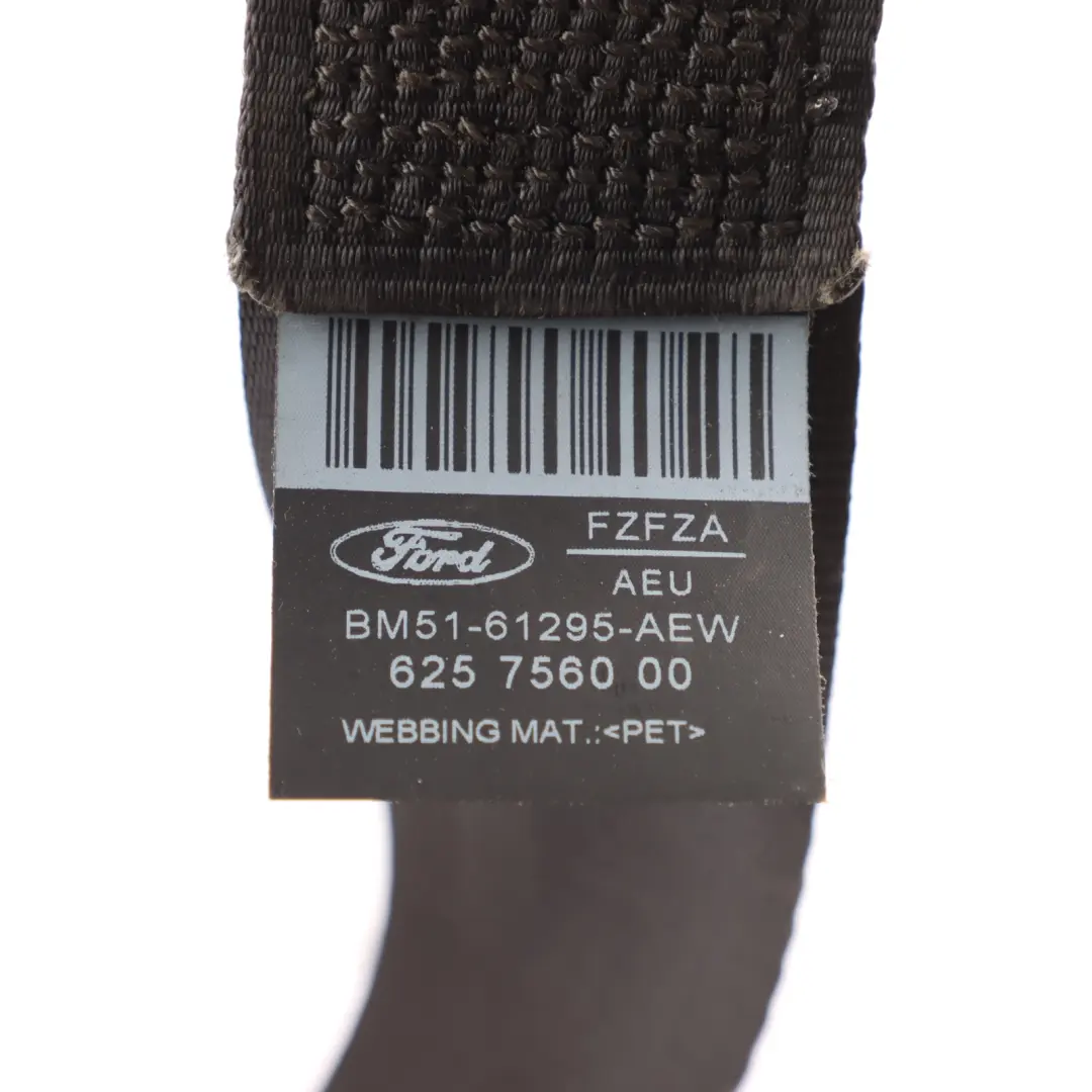 Mk3 Front Seat Belt Seatbelt Black Left N/S to Ford Focus with Part number BM51-61295-AEW Ford Focus Mk3 Front Seat Belt Seatbelt Black Left N/S - SKU BM51-61295-AEW - Part number BM51-61295-AEW