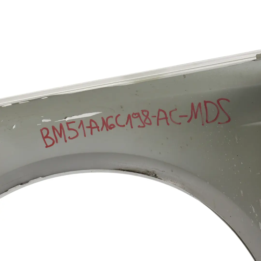 Mk3 Side Panel Front Right O/S Wing Fender Moondust Silver - ZJ to Ford Focus with Part number 2171302 Ford Focus Mk3 Side Panel Front Right O/S Wing Fender Moondust Silver - ZJ - SKU 2171302-MDS - Part number 2171302