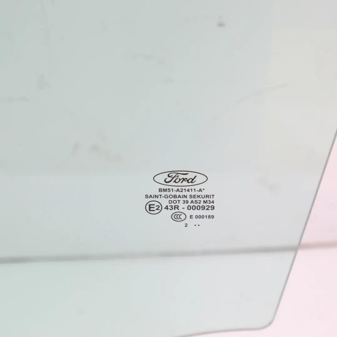 Ford Focus Mk3 5Dr Tür Fenster Glas AS2 Vorne Links - SKU BM51-A21411-AB - Teilenummer BM51-A21411-AB