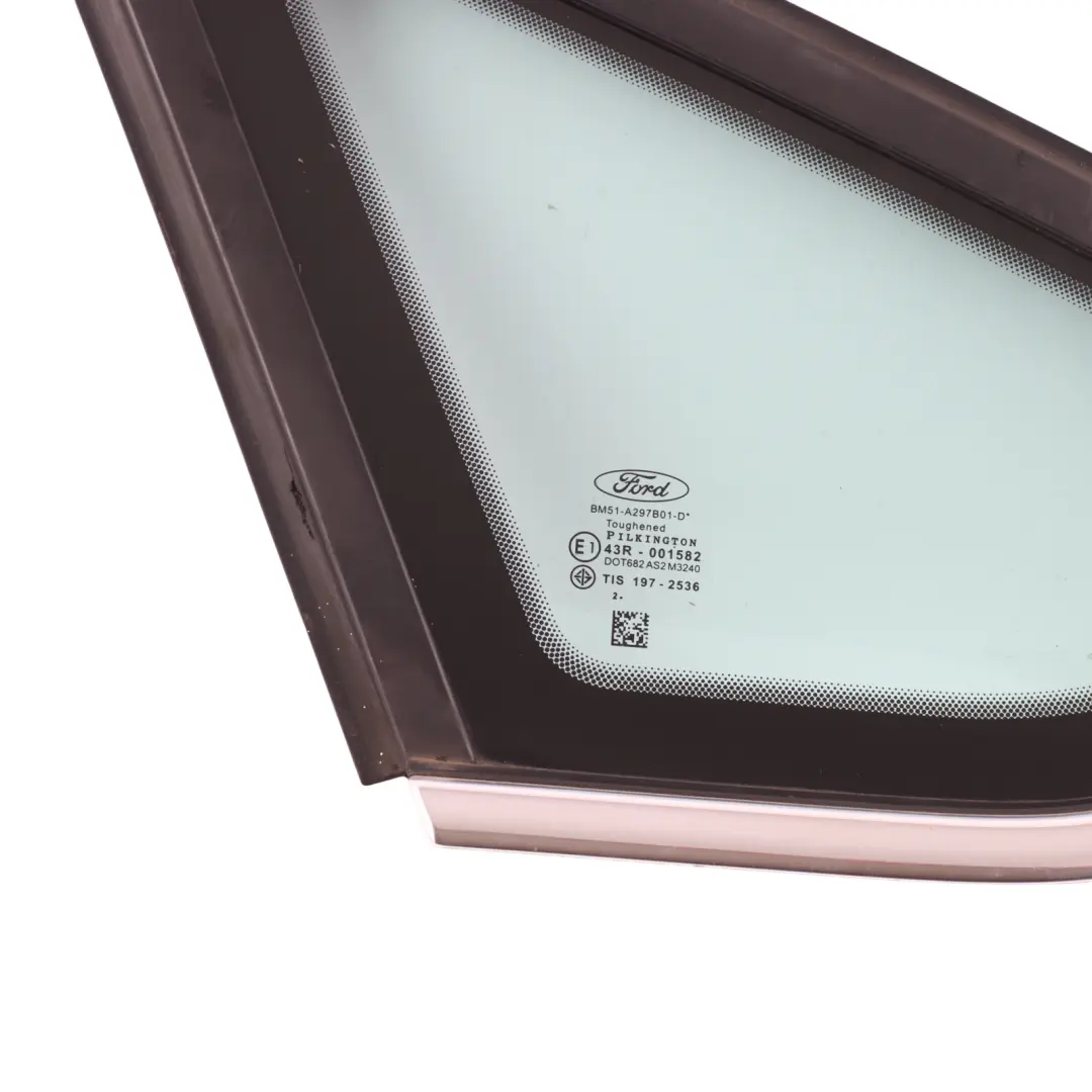 Ford Focus Mk3 Rear Side Quarter Window Glass AS2 Left N/S BM51-A297B01-F - SKU BM51-A297B01-D - Part number BM51-A297B01-D