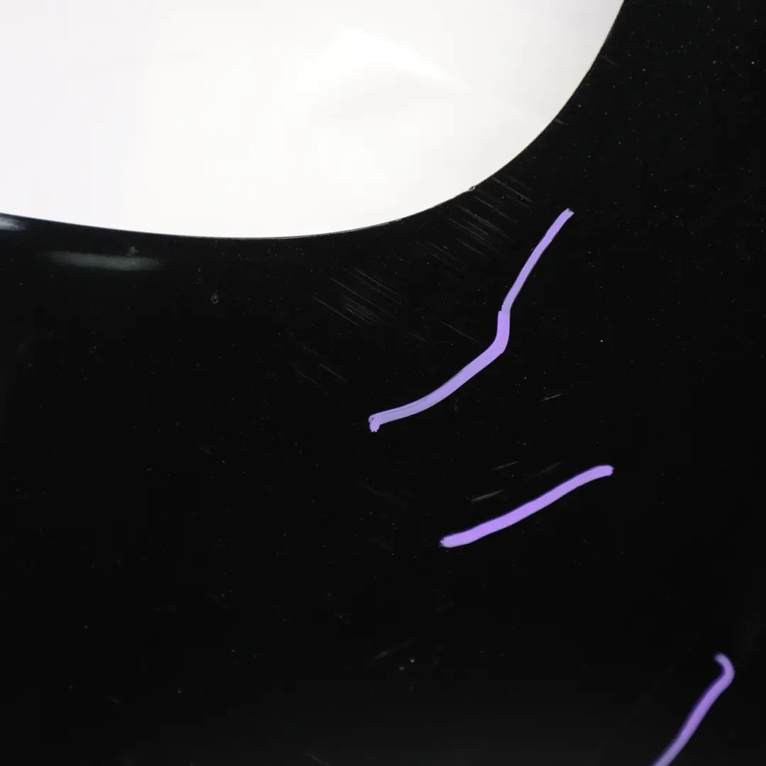 Ford Focus Mk3 Rear Spoiler Boot Lid Tailgate Trim Panel Panther Black - D9 - SKU BM51-A44210-BHXWAA-PBL - Part number BM51-A44210-BHXWAA