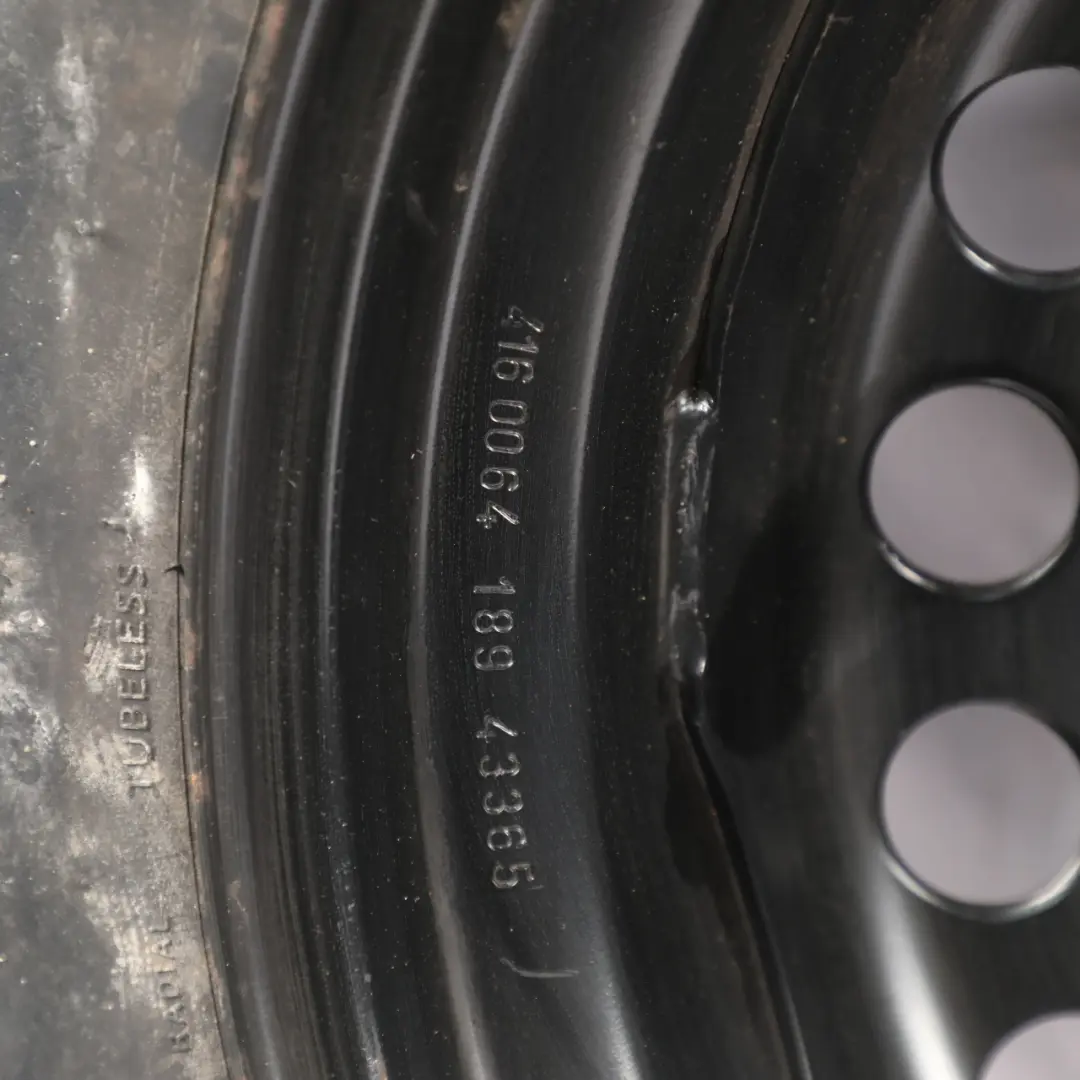 Mk3 Space Spare Wheel Steel Rim Hankook Tire 125/90 16" ET:25 to Ford Focus with Part number BM5C-BA Ford Focus Mk3 Space Spare Wheel Steel Rim Hankook Tire 125/90 16" ET:25 - SKU BM5C-BA - Part number BM5C-BA