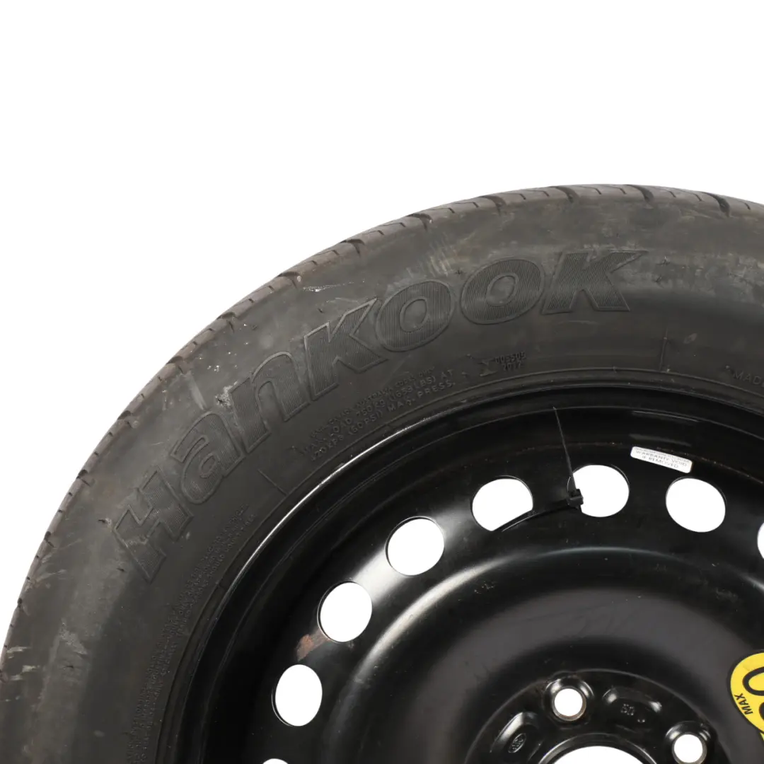 Ford Focus Mk3 Space Spare Wheel Steel Rim Hankook Tire 125/90 16" ET:25 - SKU BM5C-BA - Part number BM5C-BA
