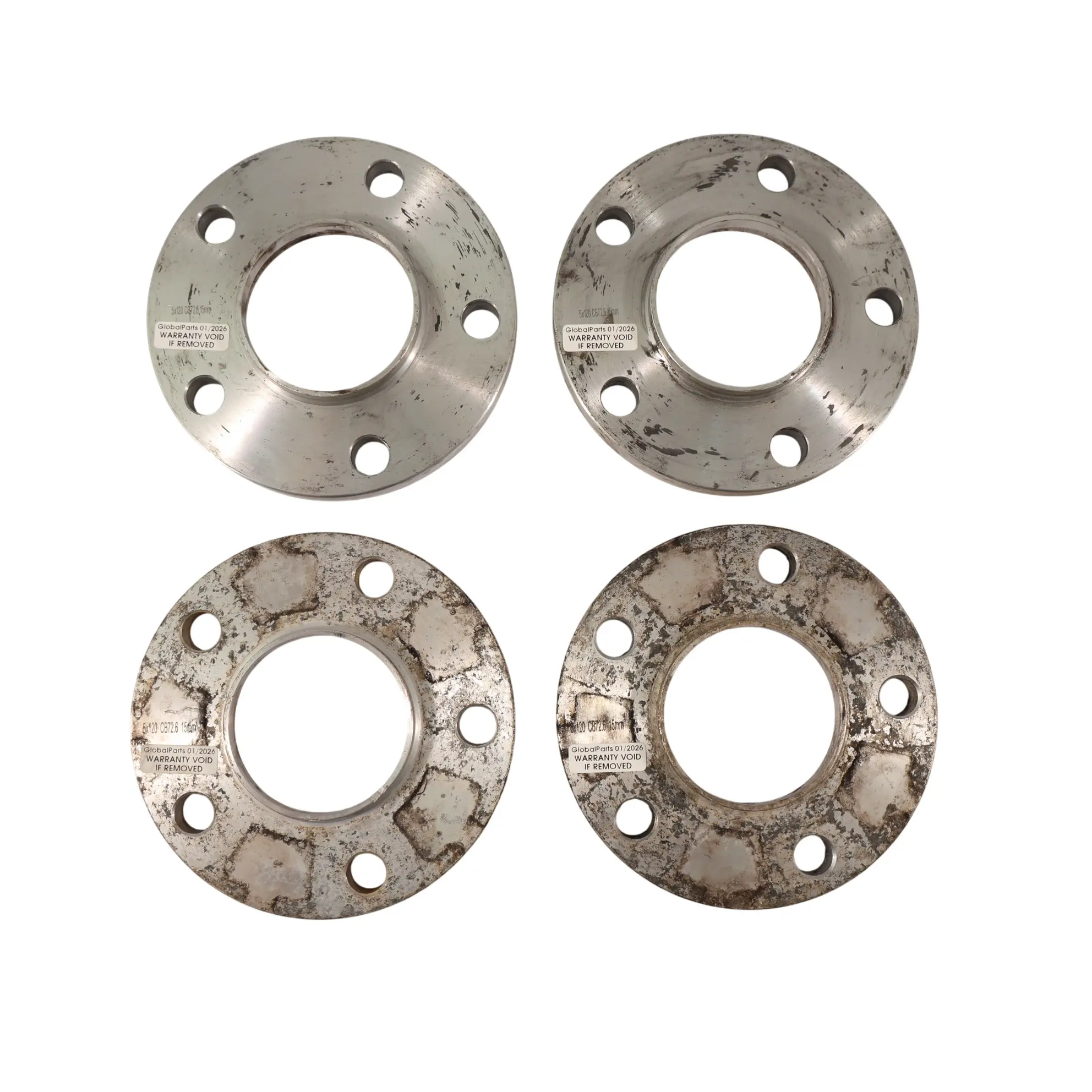 BMW Dystanse Kół Aluminiowe Przód Tył Zestaw 5x120 72,56mm 4X15mm