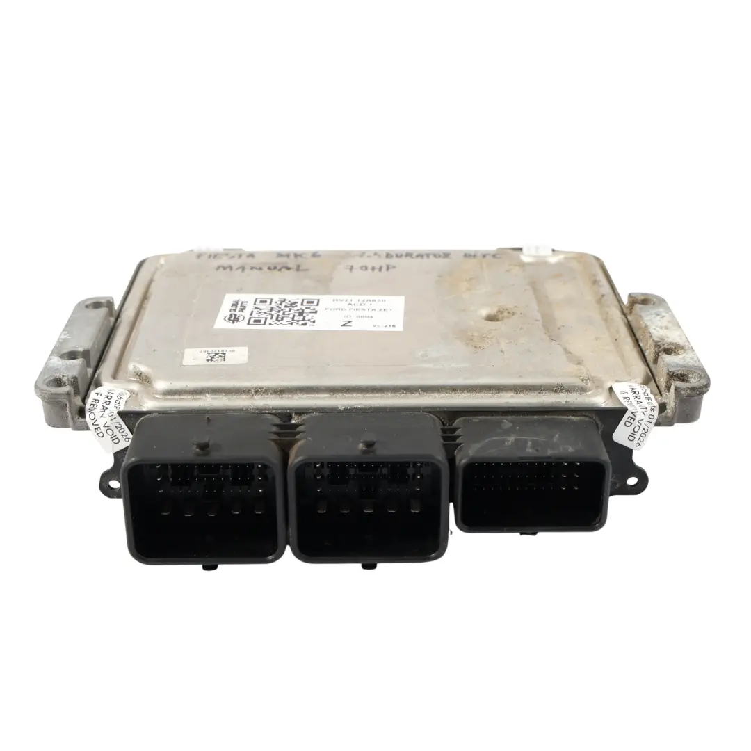 KVJA ECU Control Motor Manual para Ford Fiesta Mk7 1.4 TDCI 70 CV con número de pieza BV21-12A650-ACD Ford Fiesta Mk7 1.4 TDCI 70 CV KVJA ECU Control Motor Manual - SKU BV21-12A650-ACD-1 - Número de pieza BV21-12A650-ACD