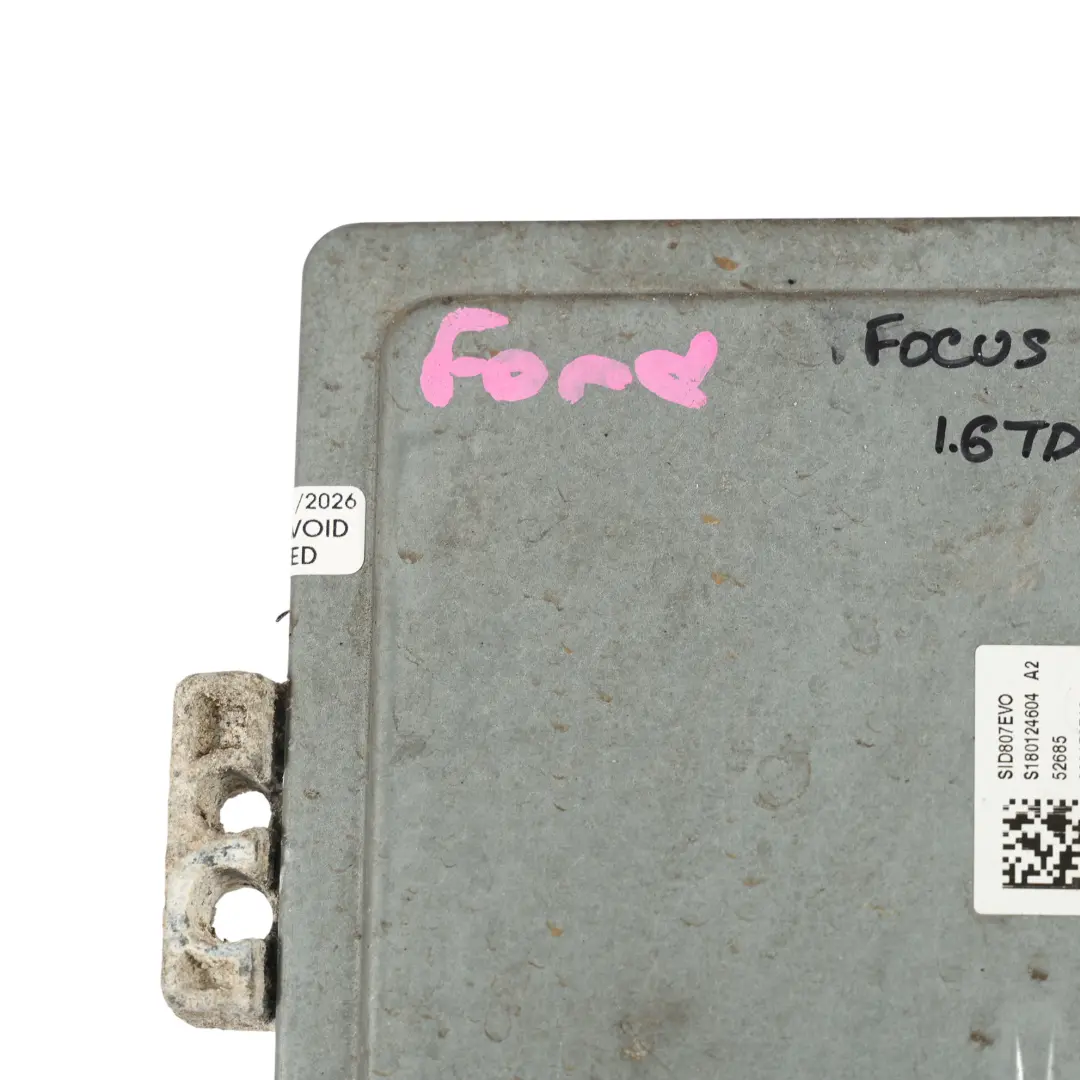 Ford Focus Mk3 1.6 TDCI T1DB 115HP Engine Control ECU Manual - SKU BV61-12A650-NN - Part number BV61-12A650-NN