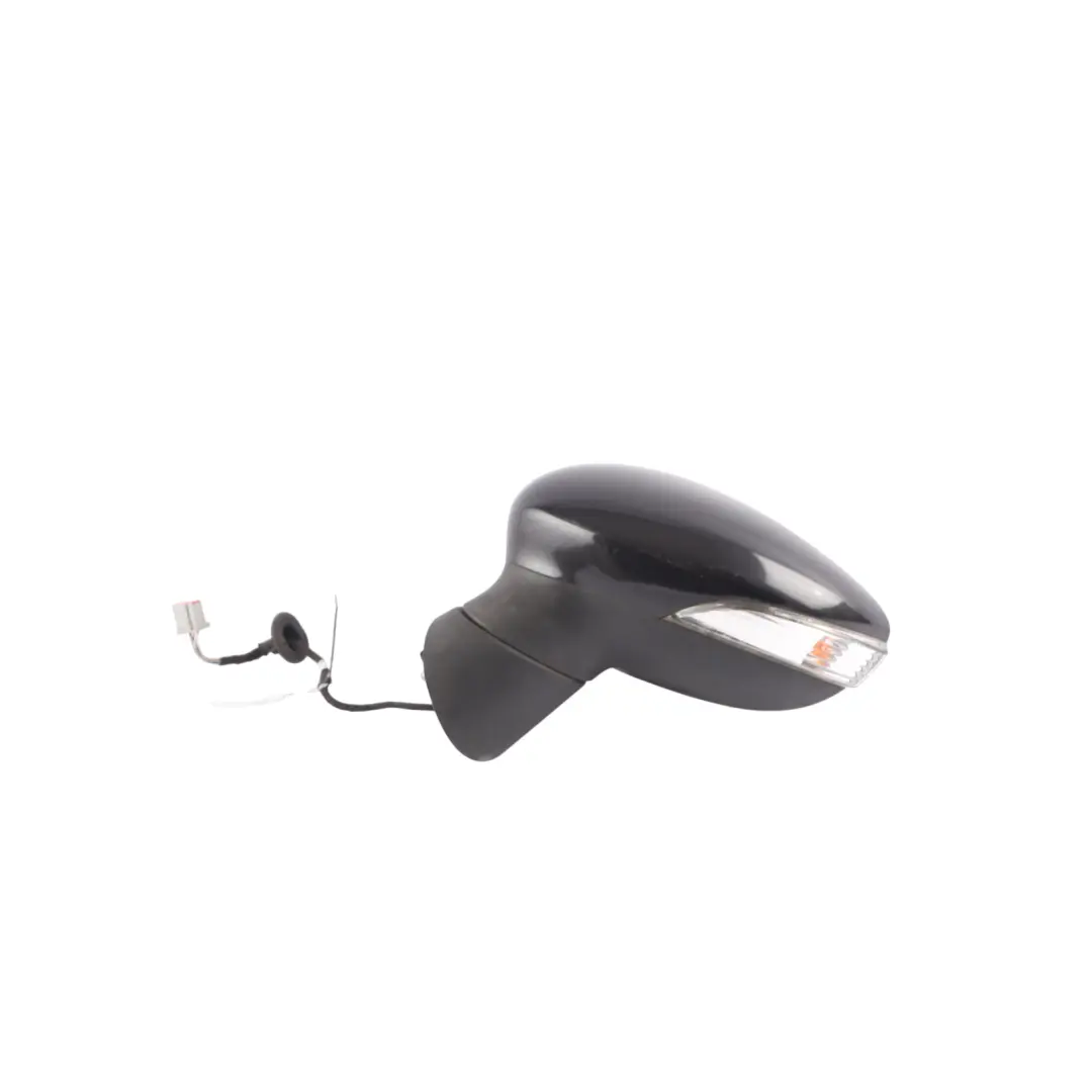 Ford Fiesta Mk6 Door Wing Mirror Heated Indicator Black Left N/S - SKU RHD-C1BB-17683-BD-BLK - Part number C1BB-17683-BD