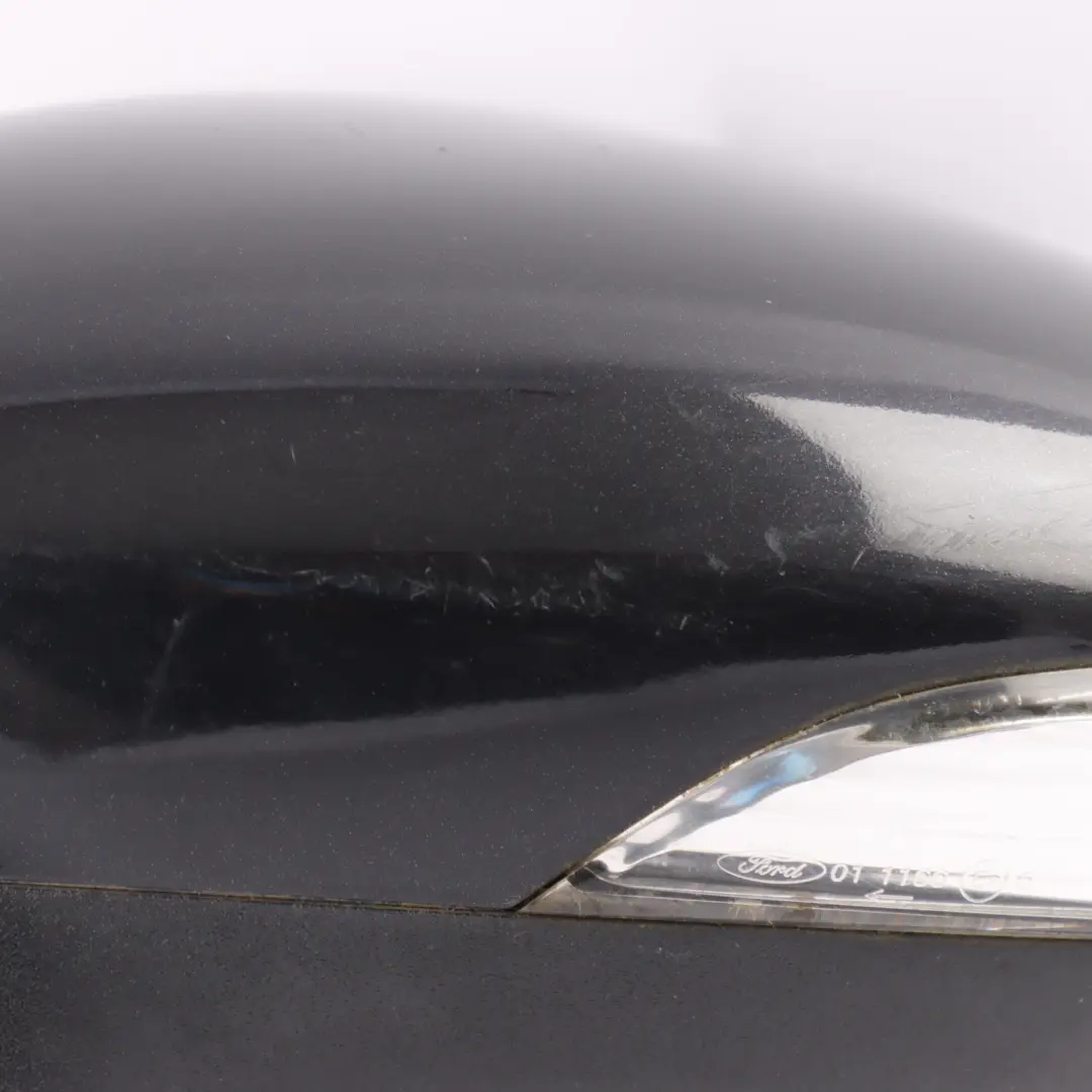 Ford Fiesta Mk6 Door Wing Mirror Heated Indicator Black Left N/S - SKU RHD-C1BB-17683-BD-BLK - Part number C1BB-17683-BD