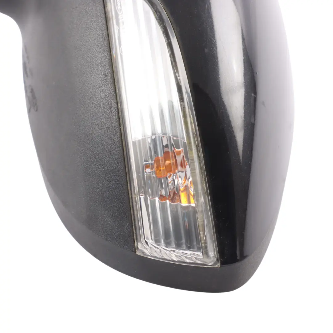 Ford Fiesta Mk6 Door Wing Mirror Heated Indicator Black Left N/S - SKU RHD-C1BB-17683-BD-BLK - Part number C1BB-17683-BD