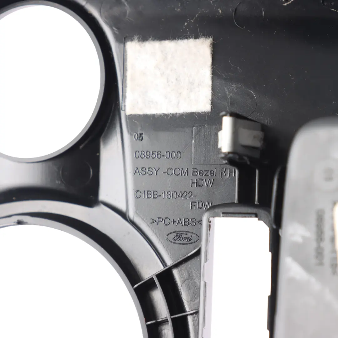 Centre Console Surround Trim Cover Panel Black to Ford Fiesta Mk7 with Part number C1BB-18D422-FDW Ford Fiesta Mk7 Centre Console Surround Trim Cover Panel Black - SKU RHD-C1BB-18D422-FDW - Part number C1BB-18D422-FDW