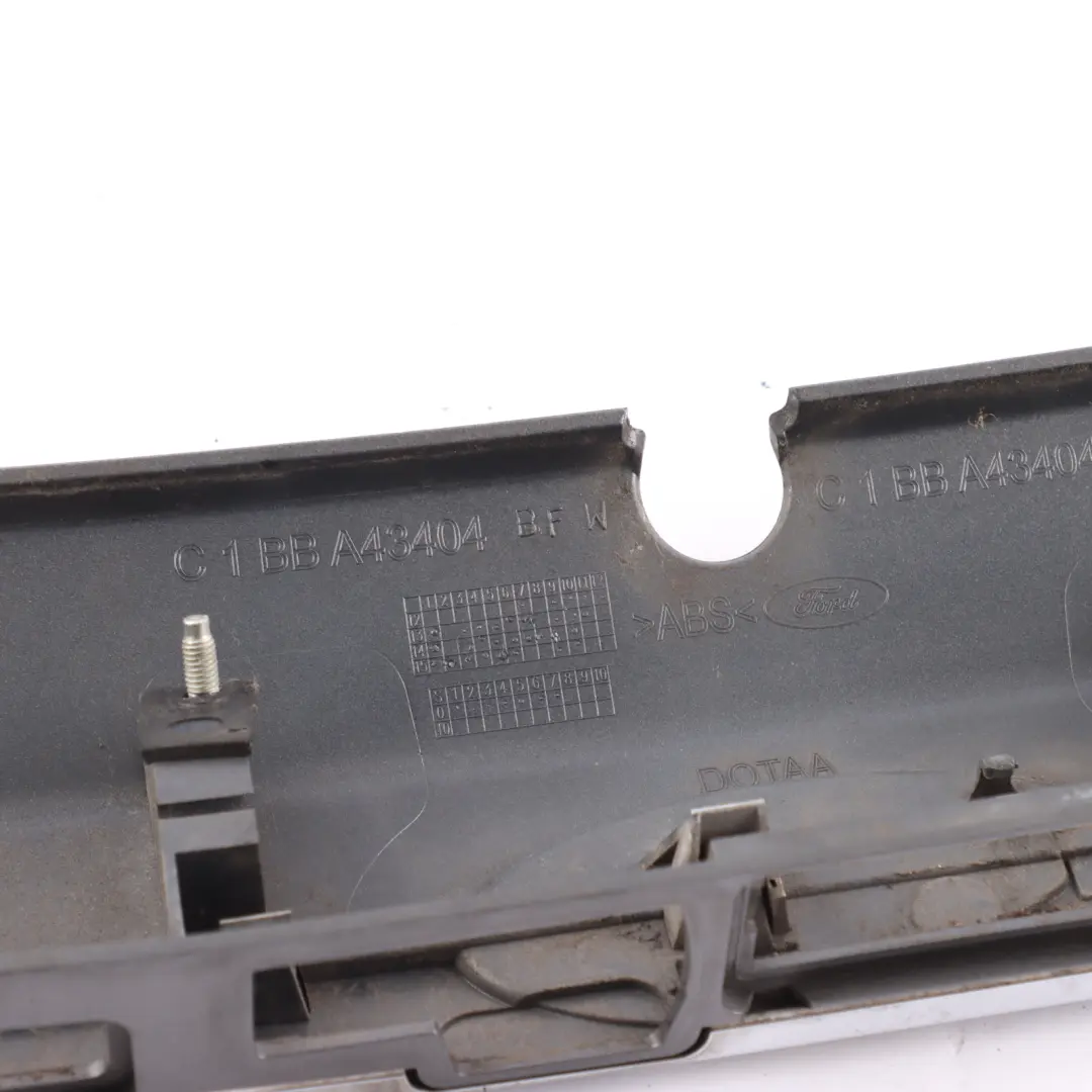 Handle Trim Strip Cover Logo to Ford Fiesta Mk7 Rear Tailgate with Part number C1BB-A43404-BFW Ford Fiesta Mk7 Rear Tailgate Handle Trim Strip Cover Logo - SKU C1BB-A43404-BFW-MGT - Part number C1BB-A43404-BFW
