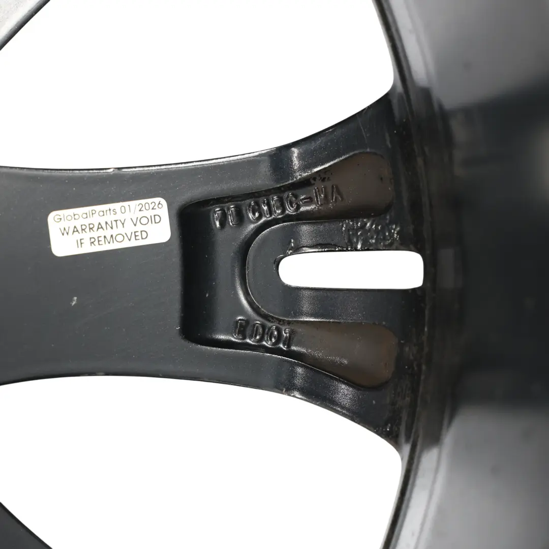 Ford Fiesta Mk7 Black Wheel Alloy Rim 17" 7J ET:47.5 - SKU C1BC-MA-2 - Part number C1BC-MA