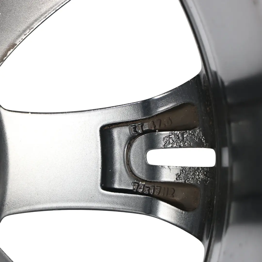 Ford Fiesta Mk7 Black Wheel Alloy Rim 17" 7J ET:47.5 - SKU C1BC-MA-3 - Part number C1BC-MA