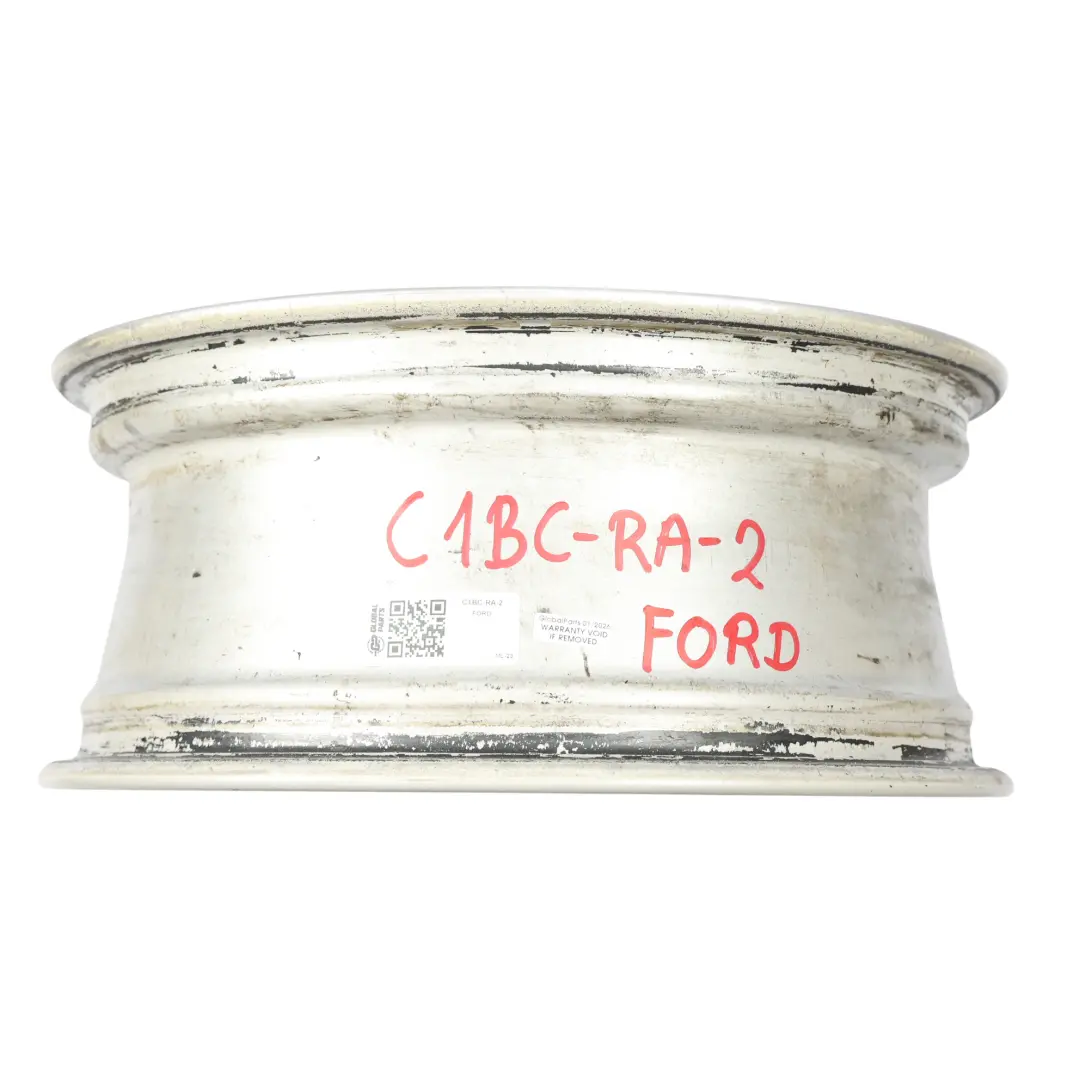 Srebrna Felga Aluminiowa 16" 6.5J ET:47.5 do Ford Fiesta Mk7 o numerze C1BC-RA Ford Fiesta Mk7 Srebrna Felga Aluminiowa 16" 6.5J ET:47.5 - SKU C1BC-RA-2 - Numer Części C1BC-RA