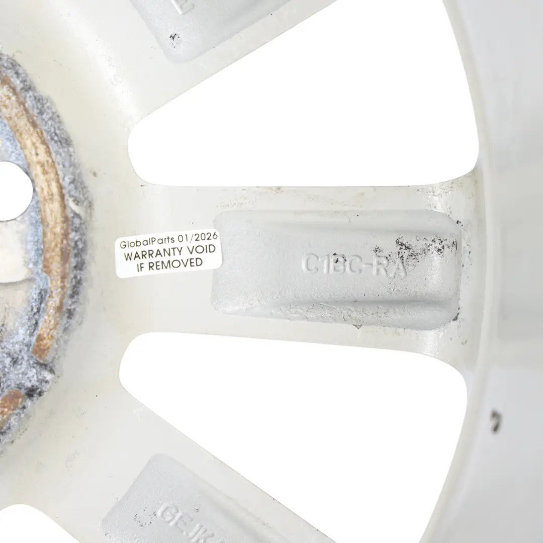 Silberne Leichtmetallfelge Alufelge 16" 6.5J ET:47.5 für Ford Fiesta Mk7 mit Teilenummer C1BC-RA Ford Fiesta Mk7 Silberne Leichtmetallfelge Alufelge 16" 6.5J ET:47.5 - SKU C1BC-RA-2 - Teilenummer C1BC-RA