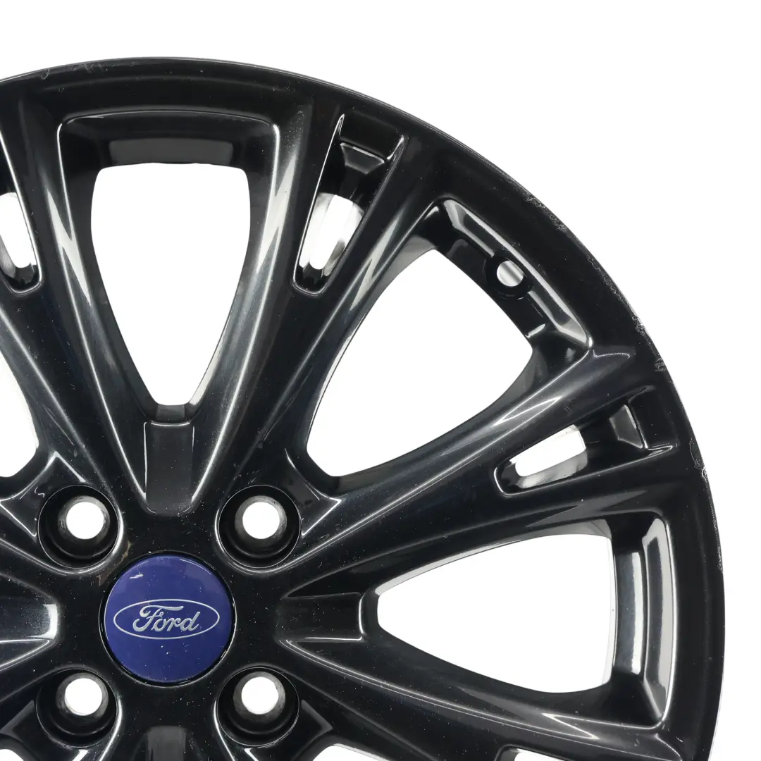 Schwarz Alufelge 17" 7J ET:47.5 für Ford Fiesta Mk7 mit Teilenummer C1BC-YA Ford Fiesta Mk7 Schwarz Alufelge 17" 7J ET:47.5 - SKU C1BC-YA-1 - Teilenummer C1BC-YA