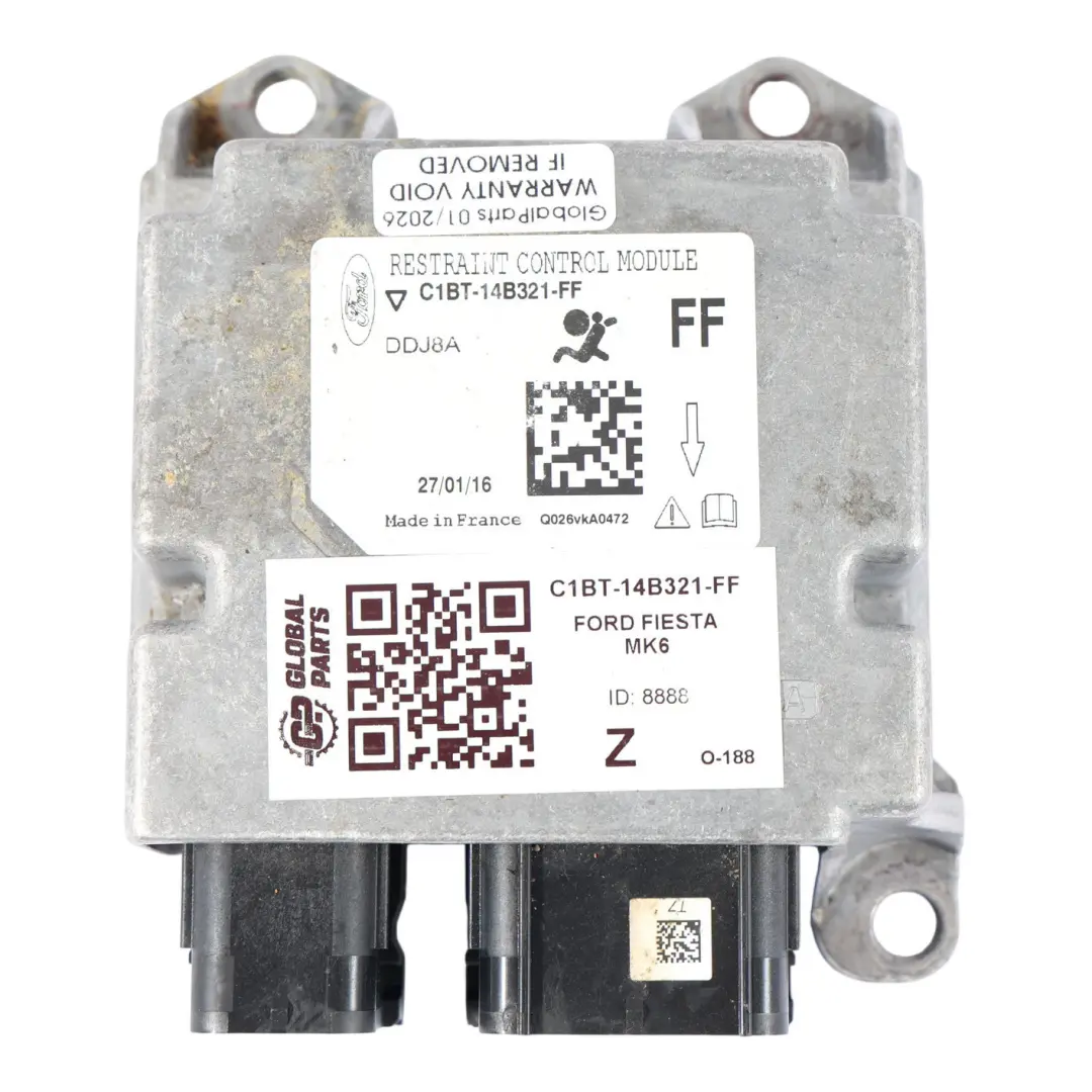 Ford Fiesta Mk7 Module Admission Air 3 Portes Unité Commande ECU - SKU C1BT-14B321-FF - Numéro de pièce C1BT-14B321-FF