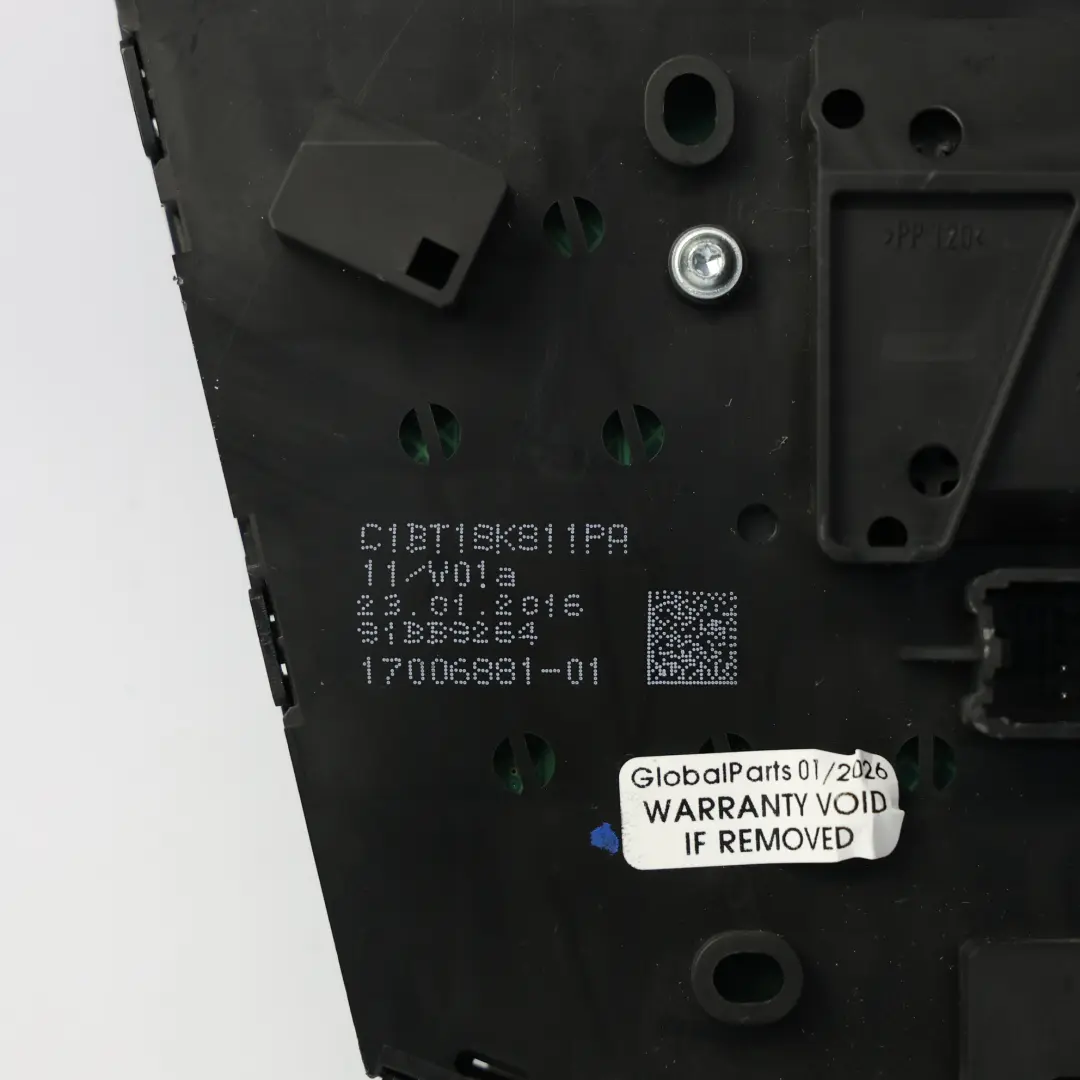 Ford Fiesta Mk7 Dashboard Head Unit Media Player Control Panel - SKU C1BT-18K811-PA - Part number C1BT-18K811-PA