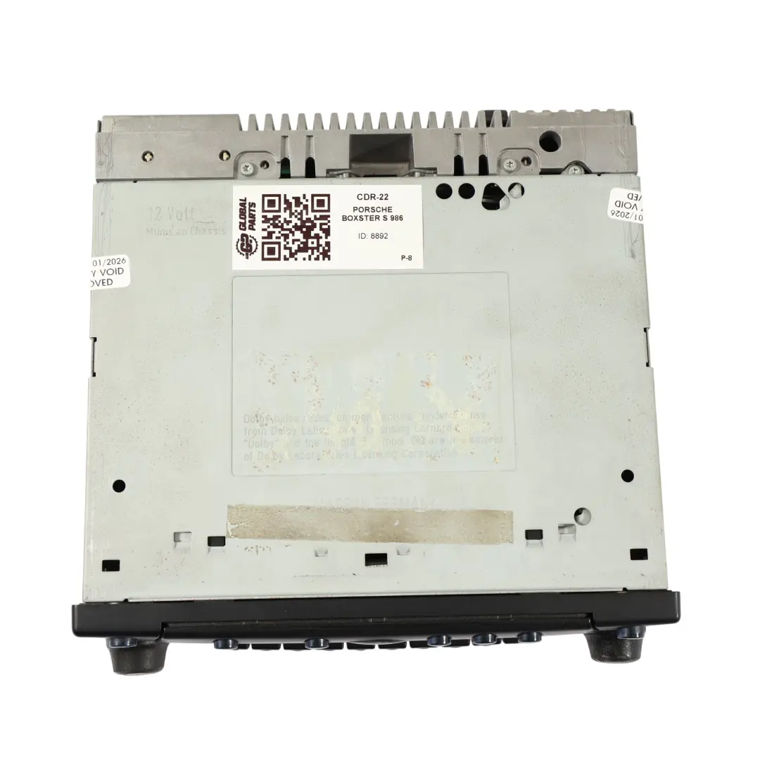 Radio Audio Unidad Becker BE4467 BE6621 para Porsche Boxster 986 con número de pieza CDR-22 Porsche Boxster 986 Radio Audio Unidad Becker BE4467 BE6621 - SKU CDR-22 - Número de pieza CDR-22