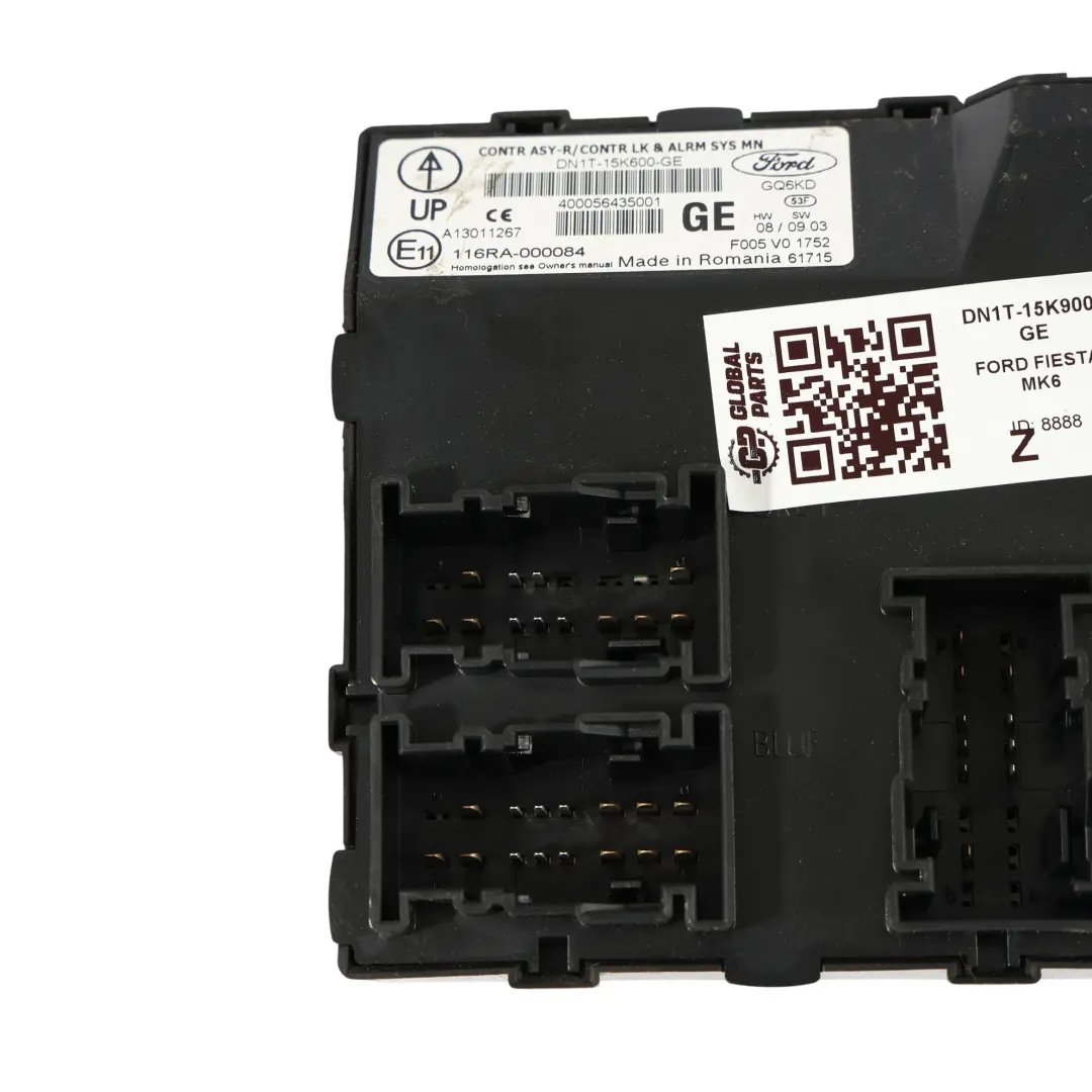 Body Control Modul BCM Steuereinheit ECU für Ford Fiesta VII mit Teilenummer DN1T-15K600-GE Ford Fiesta VII Body Control Modul BCM Steuereinheit ECU - SKU DN1T-15K600-GE - Teilenummer DN1T-15K600-GE