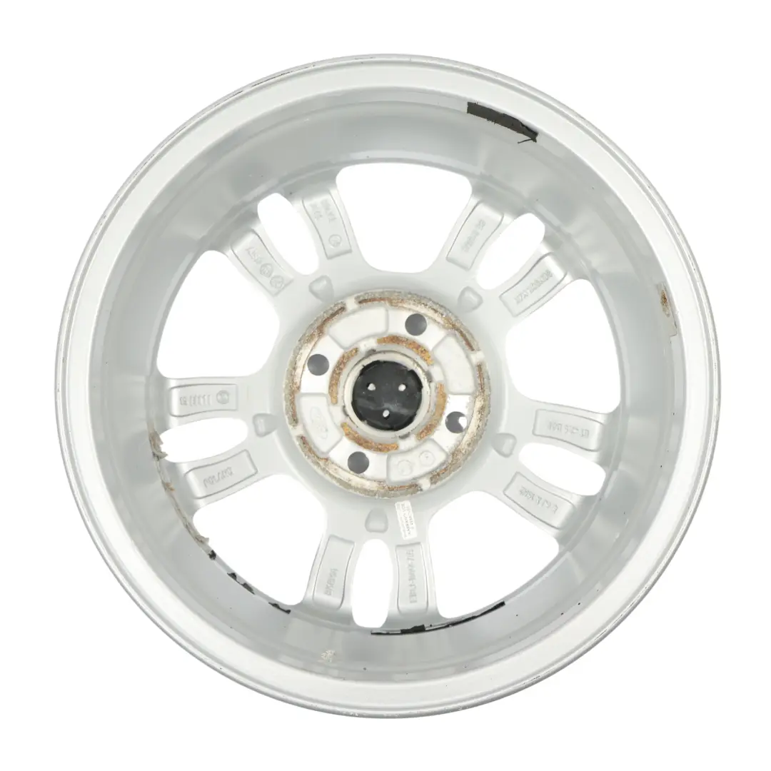 Ford Fiesta Mk7 Silver Cerchio In Lega 15" 6J ET:47.5 - SKU E1BJ-1007-AA-1 - Numero di parte E1BJ-1007-AA