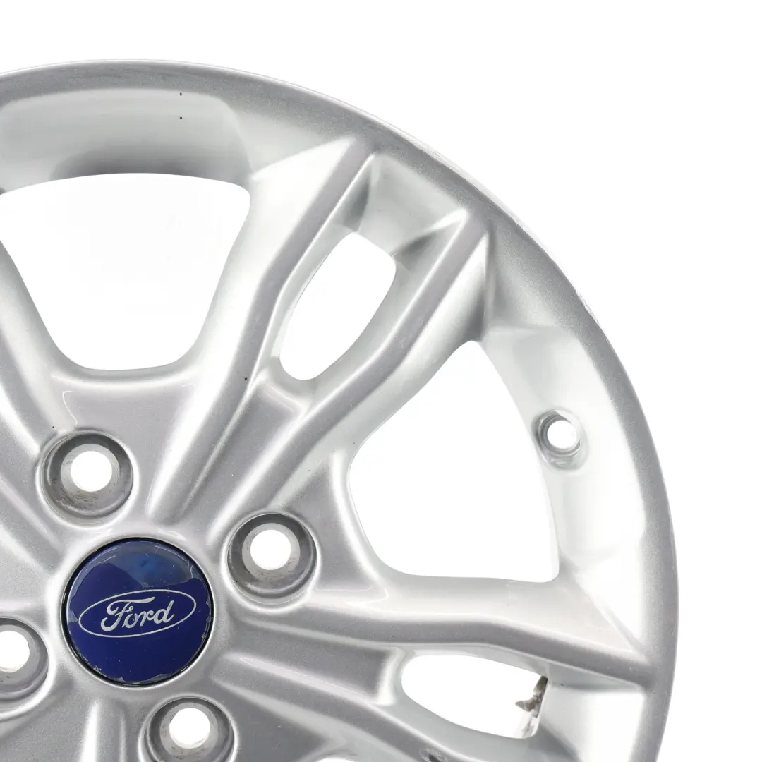 Ford Fiesta Mk7 Llanta Aleación Plateada 15" 6J ET:47.5 - SKU E1BJ-1007-AA-1 - Número de pieza E1BJ-1007-AA
