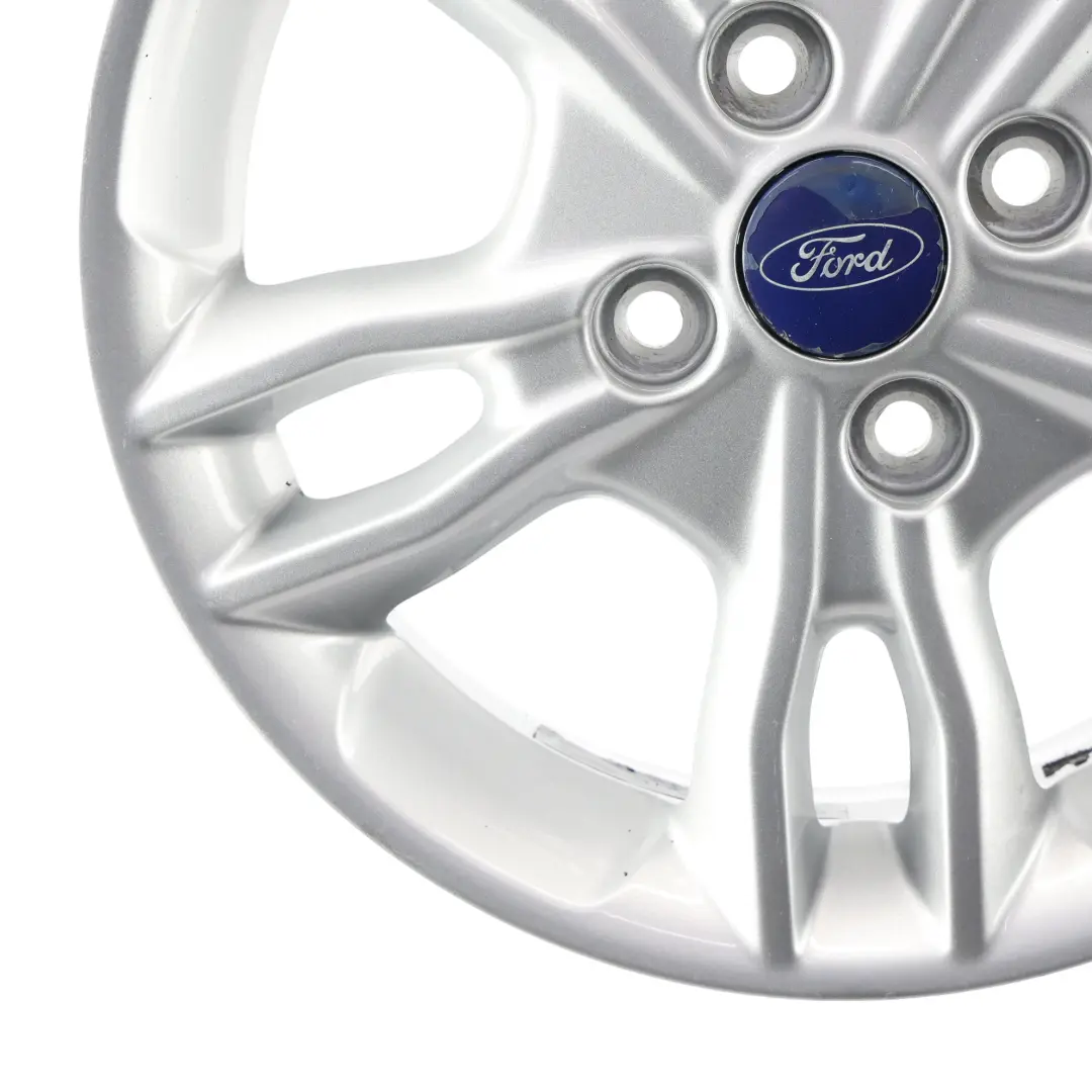Ford Fiesta Mk7 Silberne Felge 15" 6J ET:47.5 - SKU E1BJ-1007-AA-1 - Teilenummer E1BJ-1007-AA