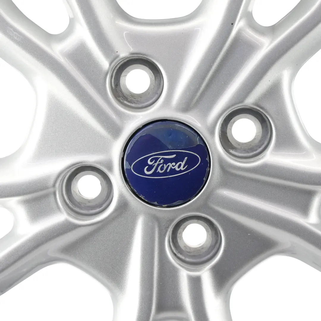Llanta Aleación Plateada 15" 6J ET:47.5 para Ford Fiesta Mk7 con número de pieza E1BJ-1007-AA Ford Fiesta Mk7 Llanta Aleación Plateada 15" 6J ET:47.5 - SKU E1BJ-1007-AA-1 - Número de pieza E1BJ-1007-AA