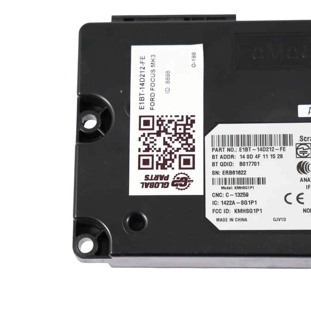 Ford Focus Mk3 Bluetooth Module Control Unit - SKU E1BT-14D212-FE - Part number E1BT-14D212-FE