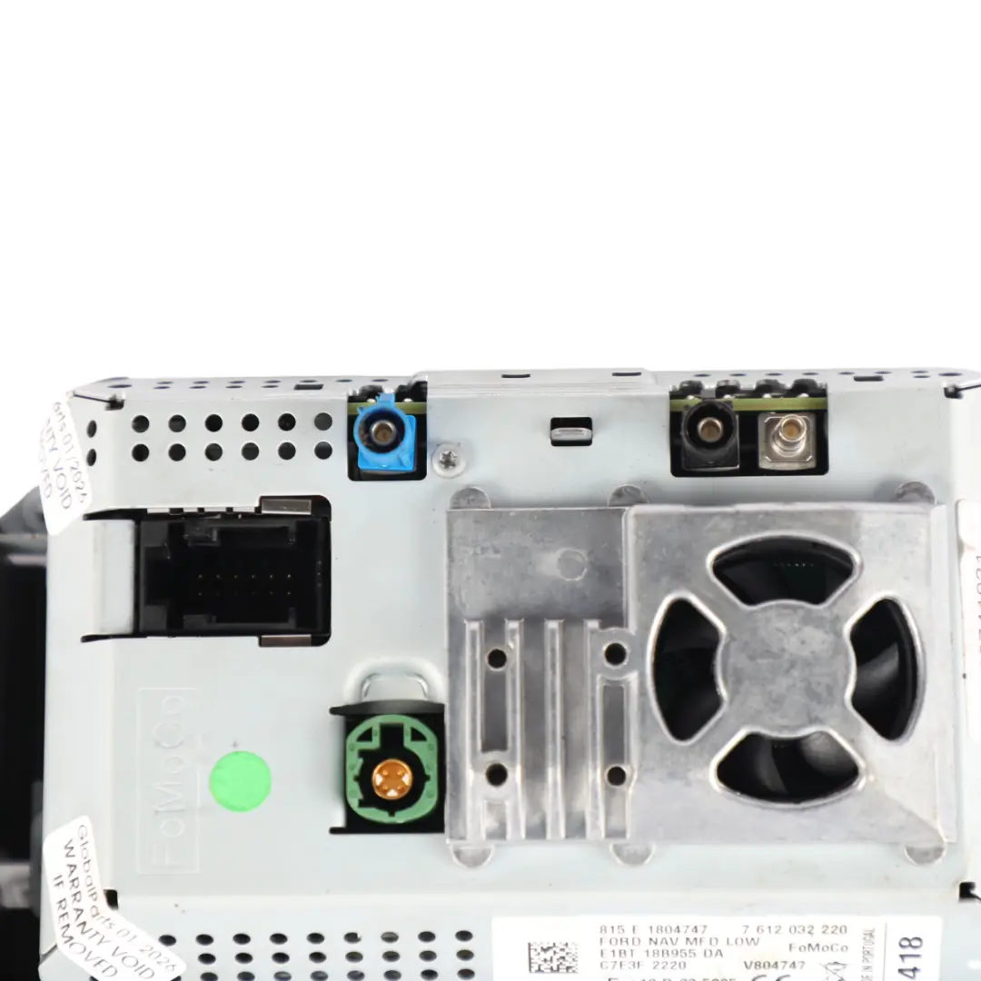 Ford Focus Mk3 Navigation Multifunktionsanzeige Bildschirm Radio - SKU E1BT-18B955-DA - Teilenummer E1BT-18B955-DA