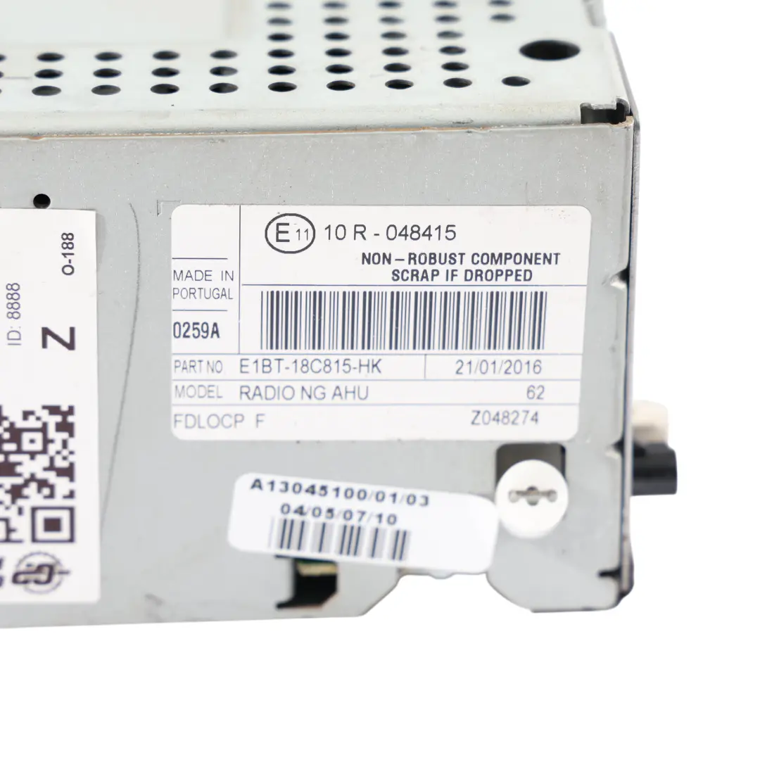 Ford Fiesta VII Radio Stereo CD Spieler Steuergerät Multimedia - SKU E1BT-18C815-HK - Teilenummer E1BT-18C815-HK