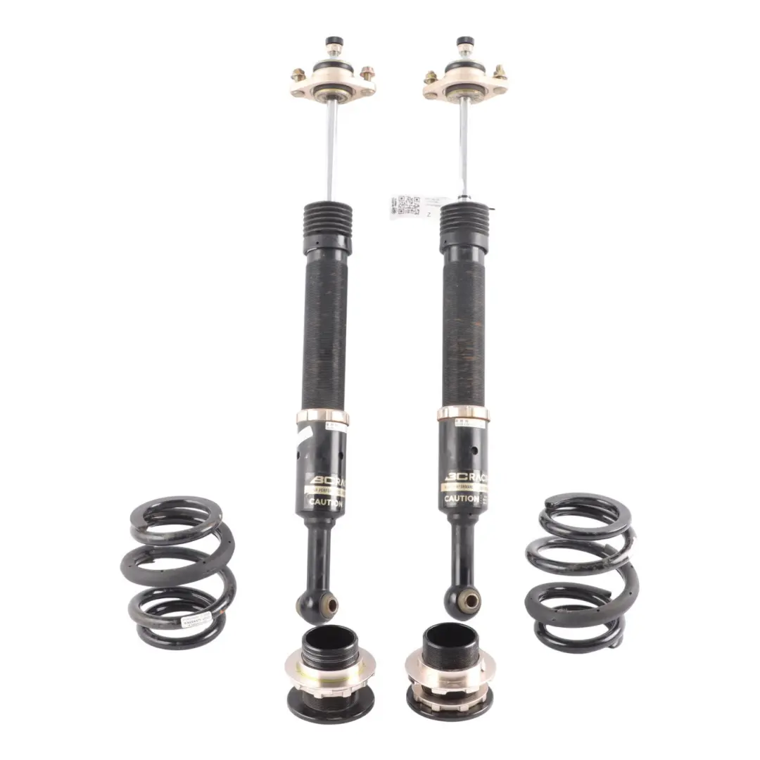 BMW E46 M3 Coupe Adjustable Spring Strut Set Rear Left Right N/O/S BC Racing - SKU E46-M3-BC-RACING - Part number E46-M3-BC-RACING